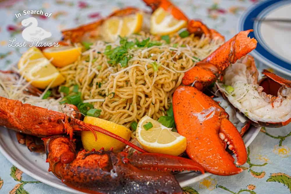 Lobster Garlic Noodles — In Search of Lost Flavors