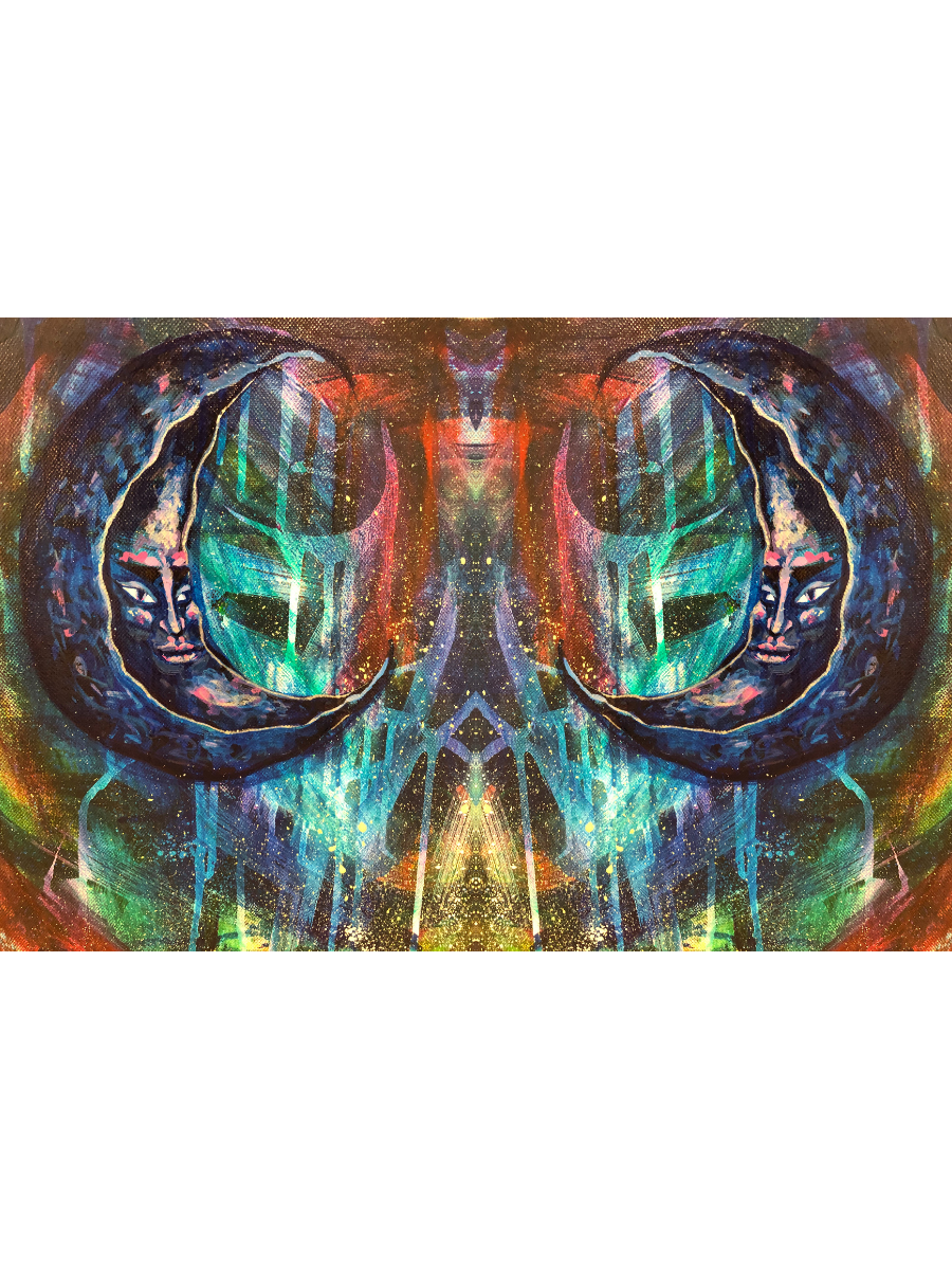 Squared Psychic Moon — Kelsey Beth Creates