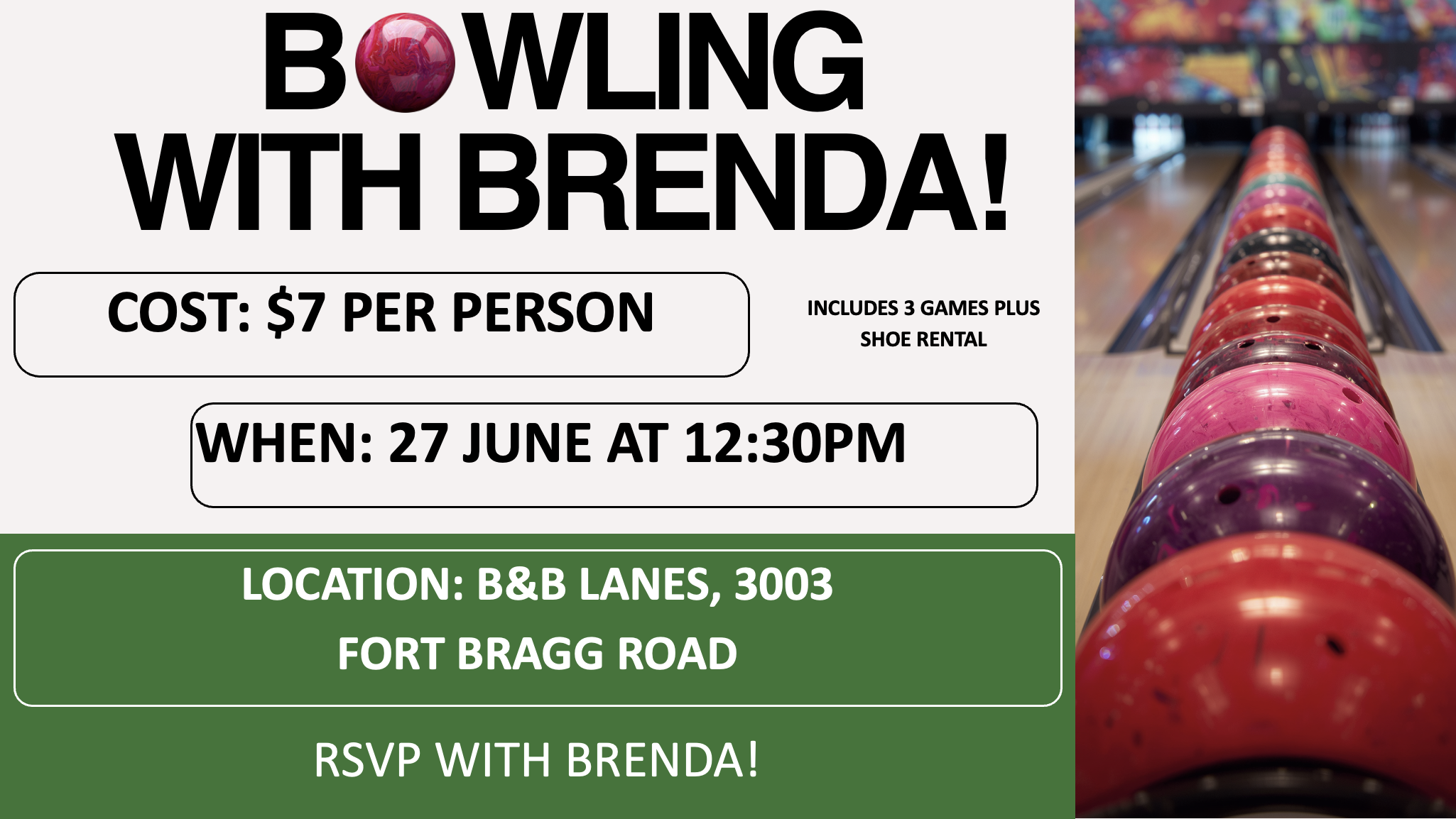 Bowling with Brenda