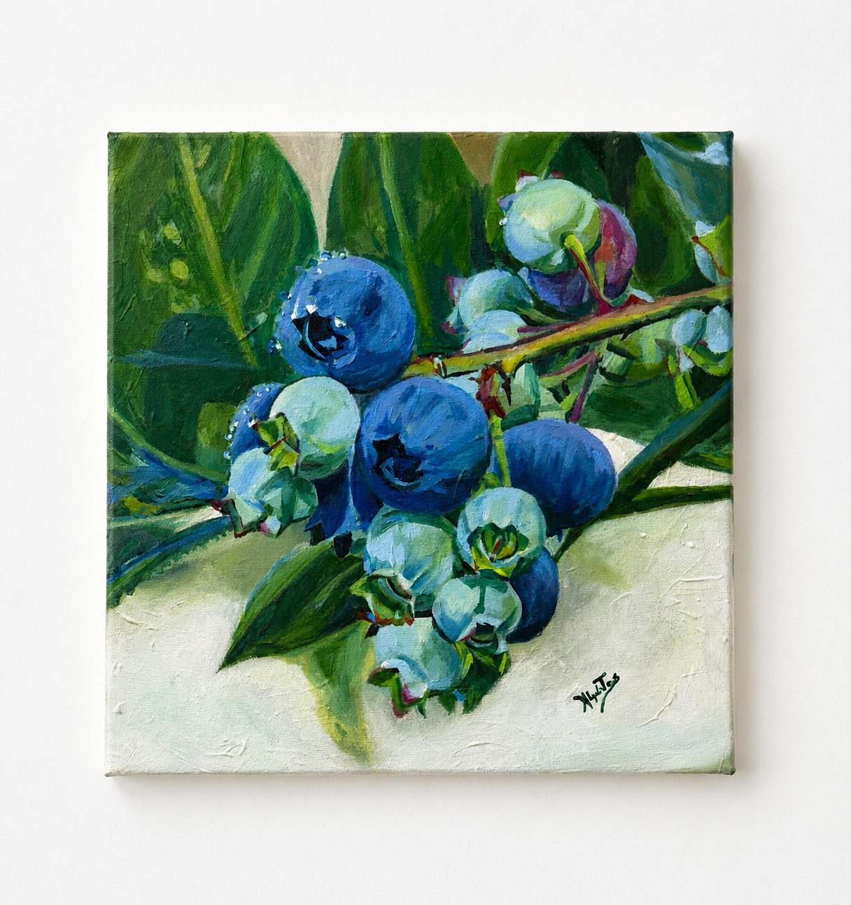Aliyah Jones
"Serendipitous Harvest" 
Acrylic on Canvas
12x12"
$250