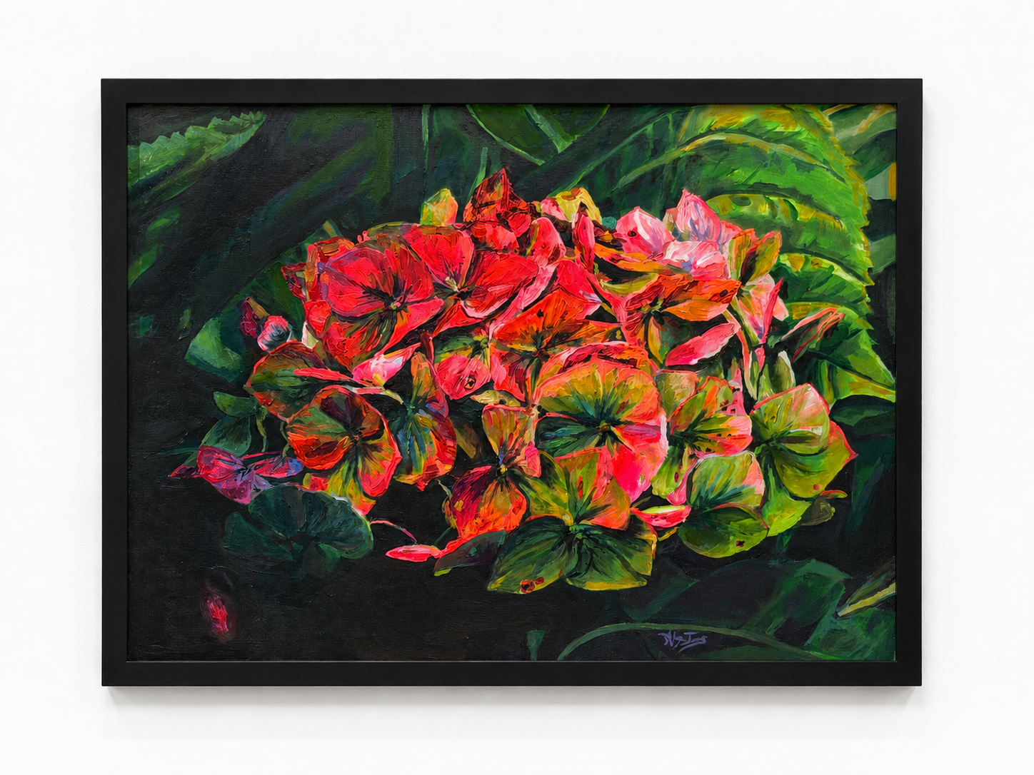Aliyah Jones 
"Study of Final Form"
Acrylic on Canvas Framed
18x24"
$1,200
