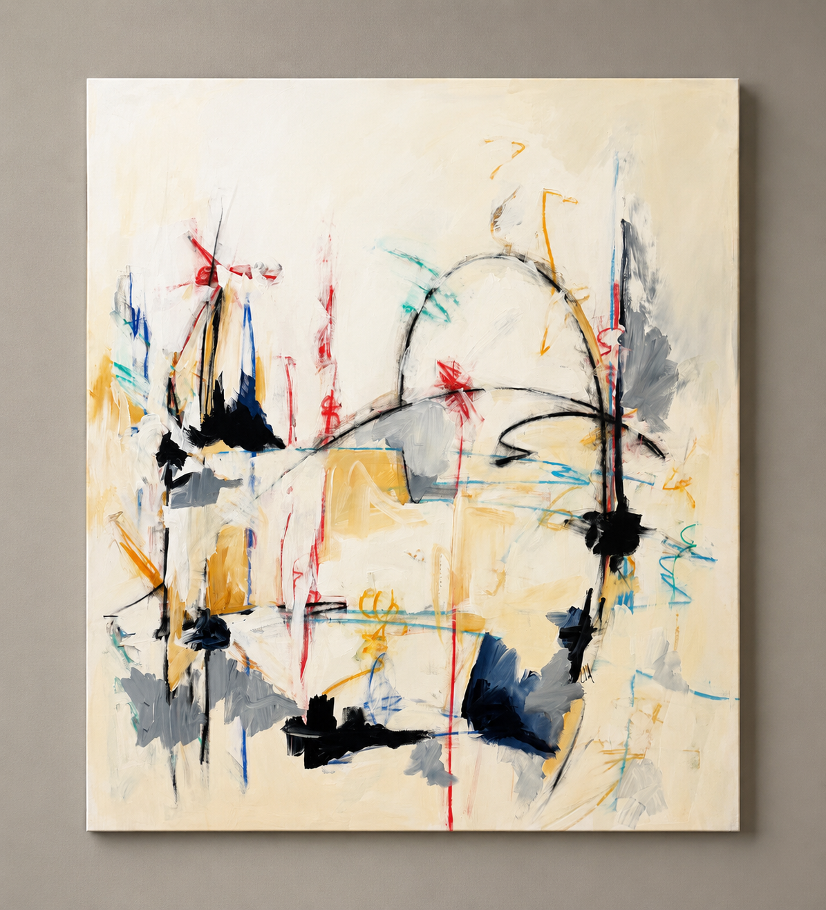 Christine Cabral 
"Florence" 
48x60"
Acrylic on Canvas 
$920