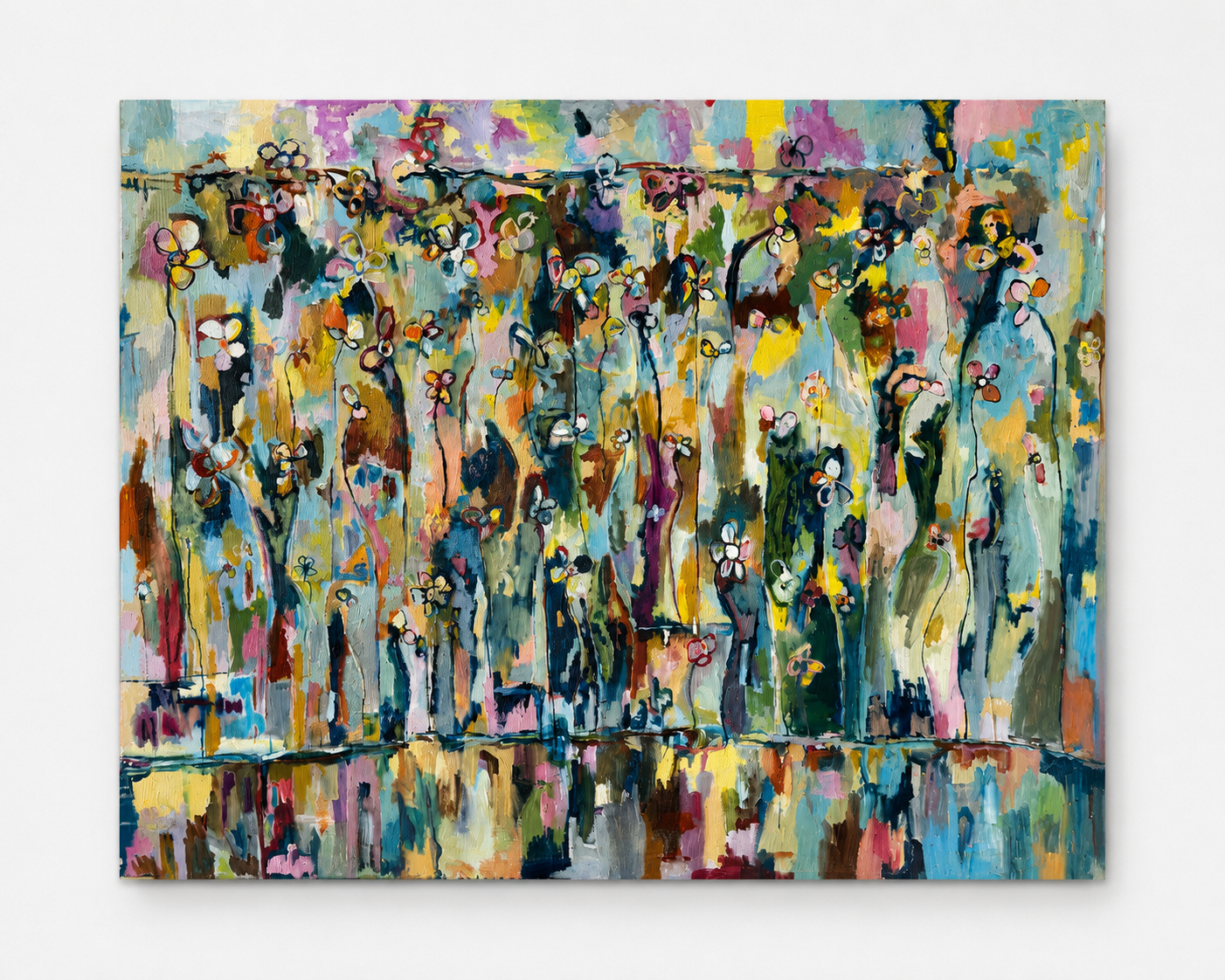 Travis Simmons
"Neverland"
48x60" 
Mixed Media on Canvas
$1,500