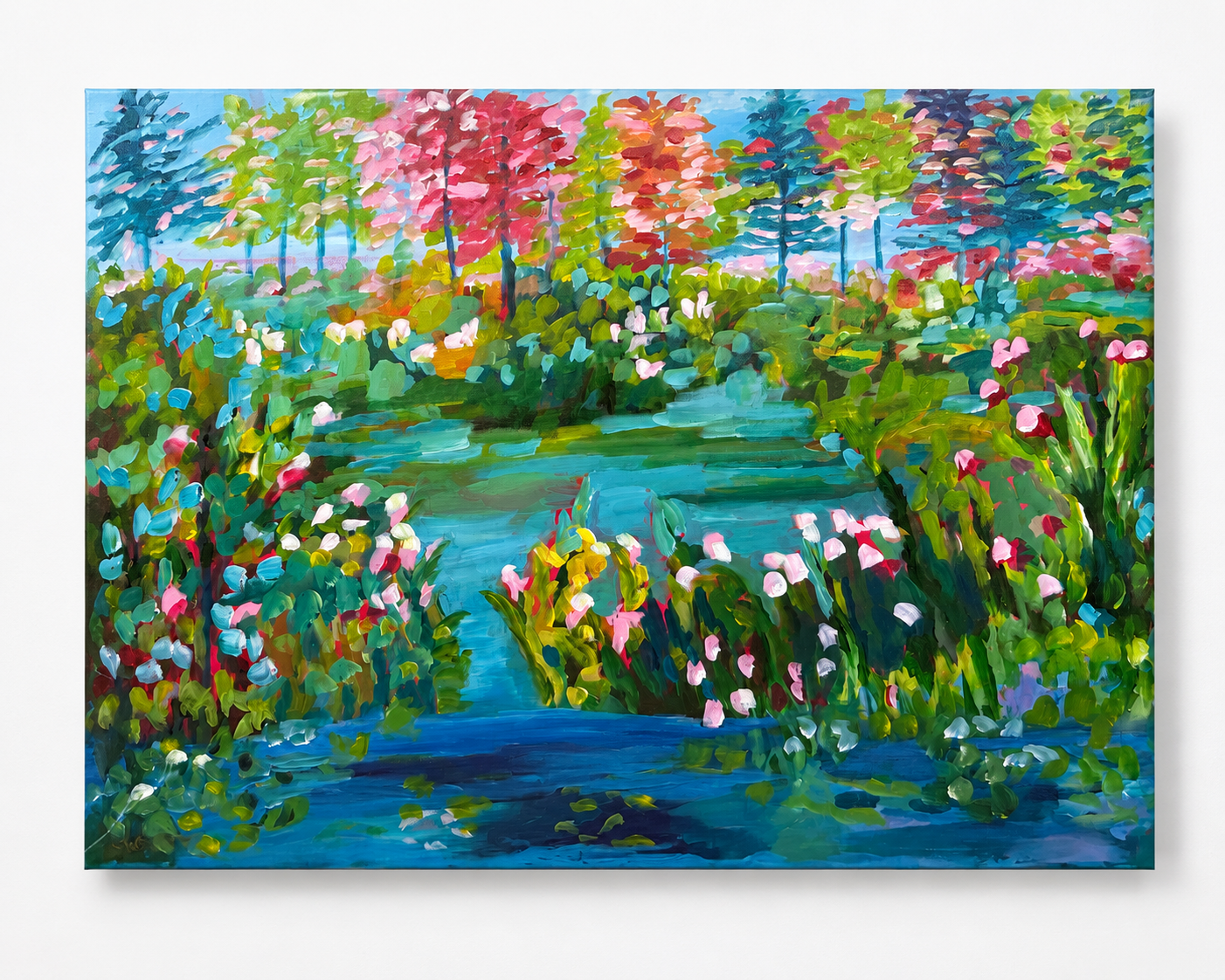 Sherry Wetherington 
"Blue By You" 
Acrylic on Canvas
$1,250