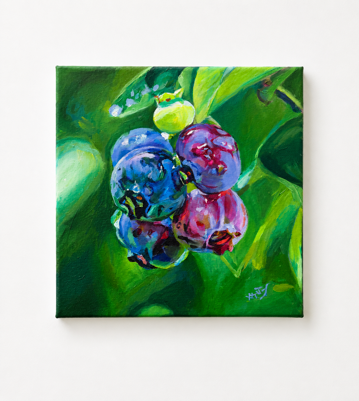 Aliyah Jones
"Morning Dew" 
Acrylic on Canvas
10x10"
$160