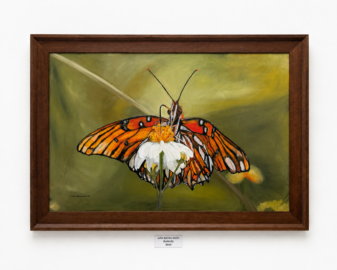 Julie Barnes Smith
"Gulf Fritillary"
$600