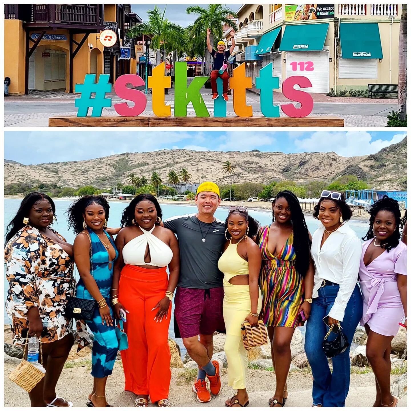 Cheers to Country 112 - St. Kitts &amp; Nevis! A round-trip around the island takes less than 2 hours but you'll remember it for a lifetime. 

Public speaking note - too often people say they're comfortable around one or two people, but once it gets 