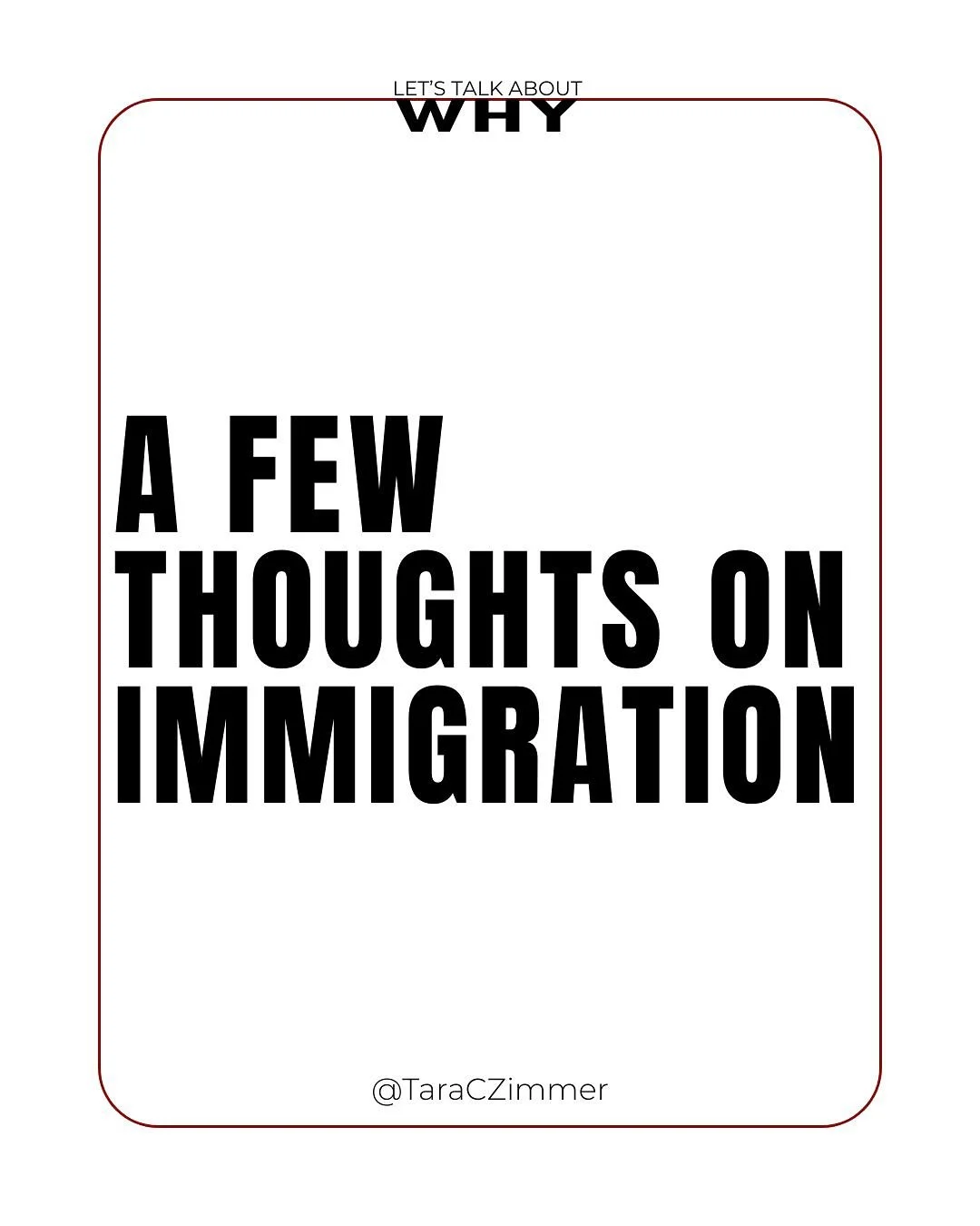New Podcast Episode Out Now: &ldquo;Why the Church Should Care About Immigrants&rdquo;
I&rsquo;ve been looking forward to sharing this conversation with @jmarkbowers for a while. In this episode, we dive into the complex, and often divisive, issues o