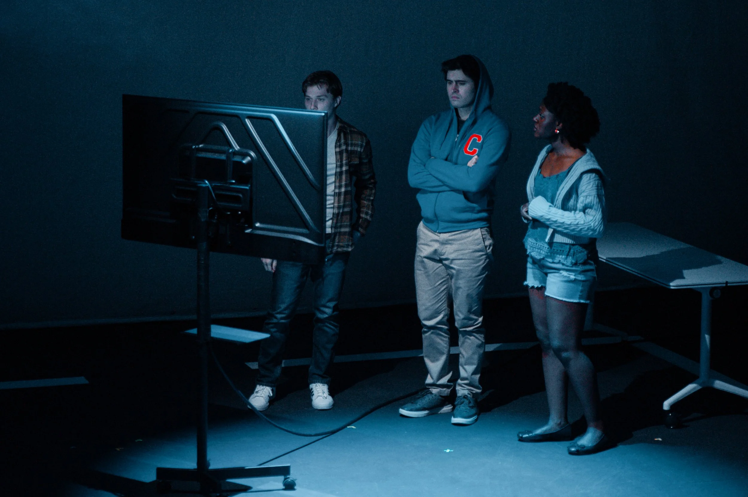 Retraction by David Gutierrez
Presented by OHenry Productions at the Frank Shiner Theatre at The Sheen Center for Thought and Culture, January 2026
Director: Caroline Fairweather
Scenic Design: Juliana Haubrich
Lighting Design: Adrian Yuen
Costume De