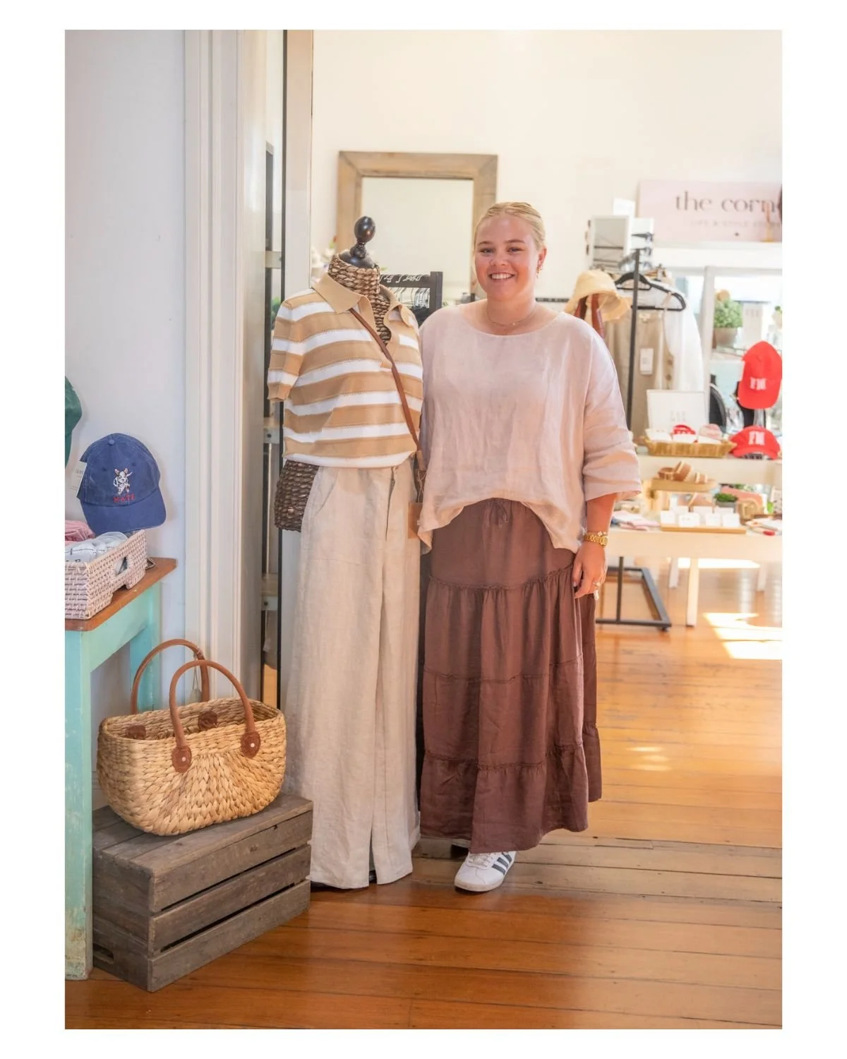 Some lovely mid-season fashion has been arriving at The Corner even though it does not remotely feel like autumn is on its way!

The Corner Life &amp; Style Store is open today from 9am - 02 6736 1812

#tenterfield #thecornerlifeandstylestore #tenter