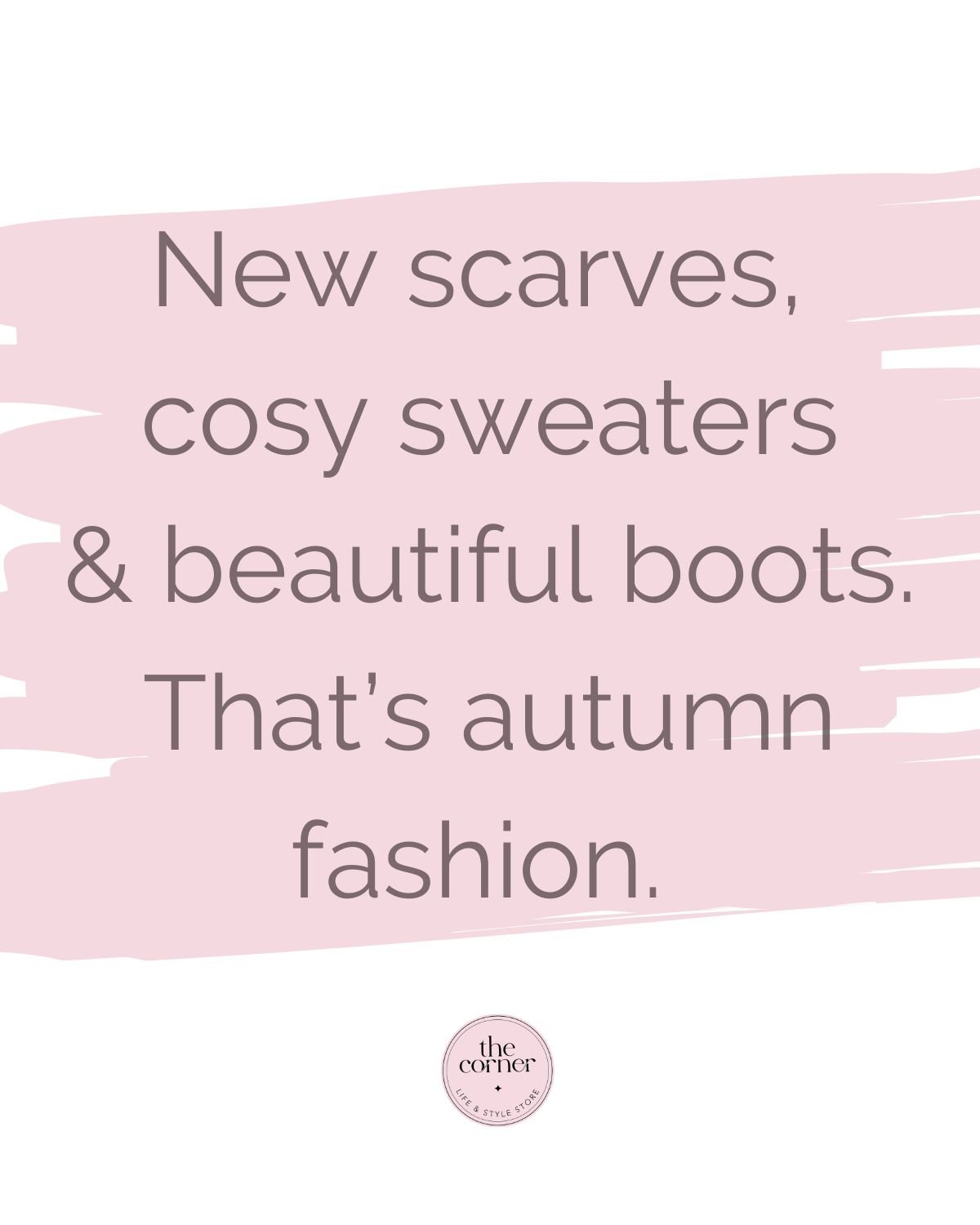 We may not like the colder weather, but we love everything about autumn and winter fashion!

The Corner Life &amp; Style Store - 02 6736 1812

#tenterfield #experiencetenterfield #nehighcountry #tenterfieldshopping