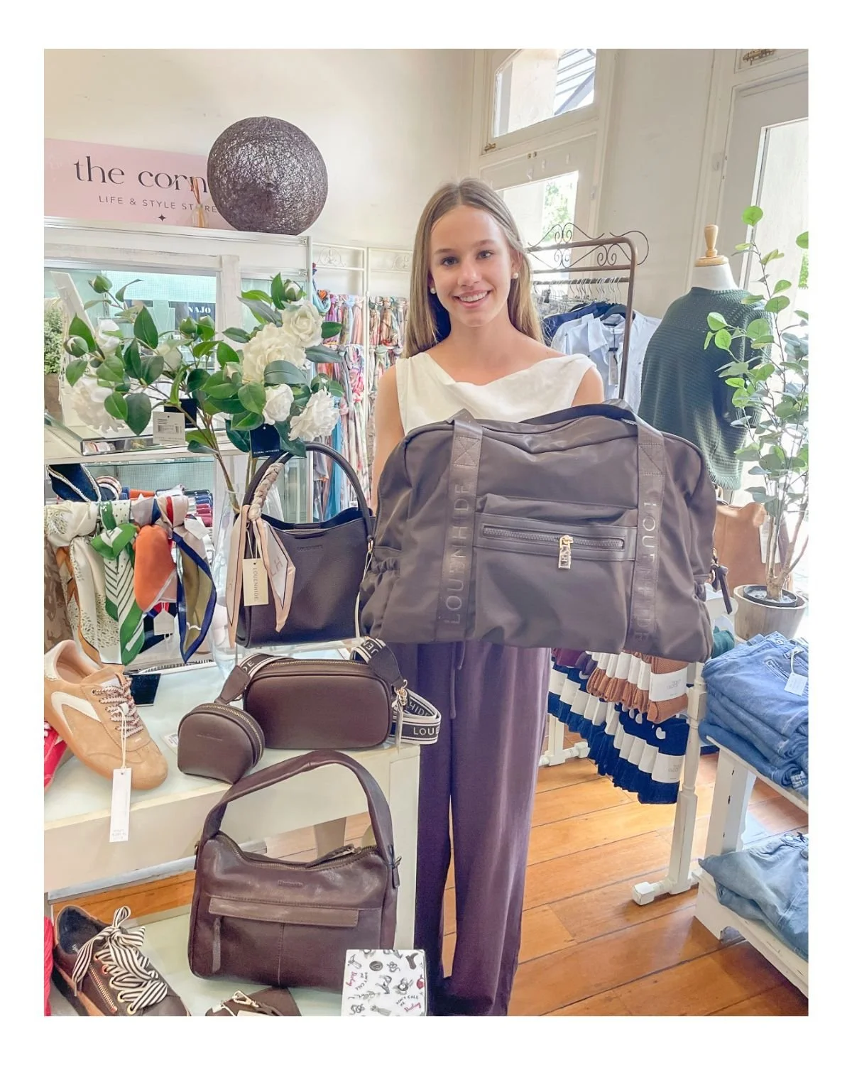 With the new season upon us, we are unpacking beautiful new stock every day at The Corner. It is almost impossible to decide which is our favourite bag!!

The Corner Life &amp; Style Store is open today from 9am - 02 6736 1812

#tenterfield #thecorne