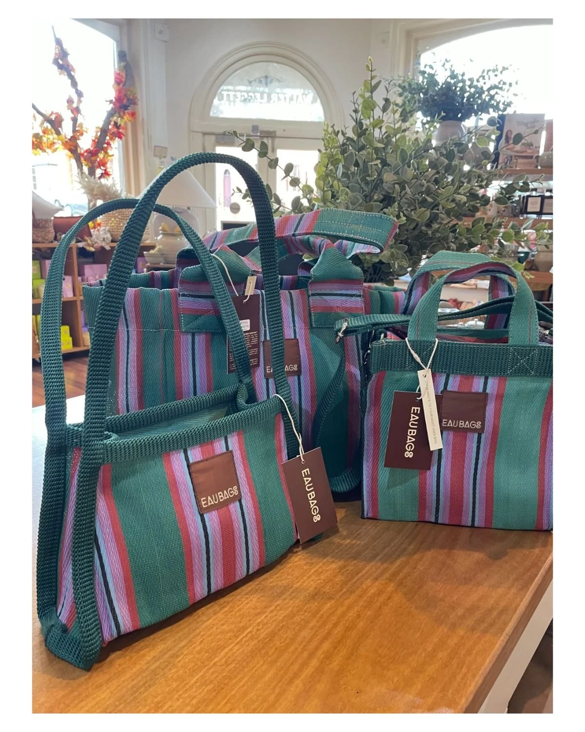 These beautiful Eau bags are made from 100% recycled nylon, offering a stylish alternative for your wardrobe. 

The Corner Life &amp; Style Store - 02 6736 1812

#enterfield #thecornerlifeandstylestore #experiencetenterfield #tenterfieldshopping