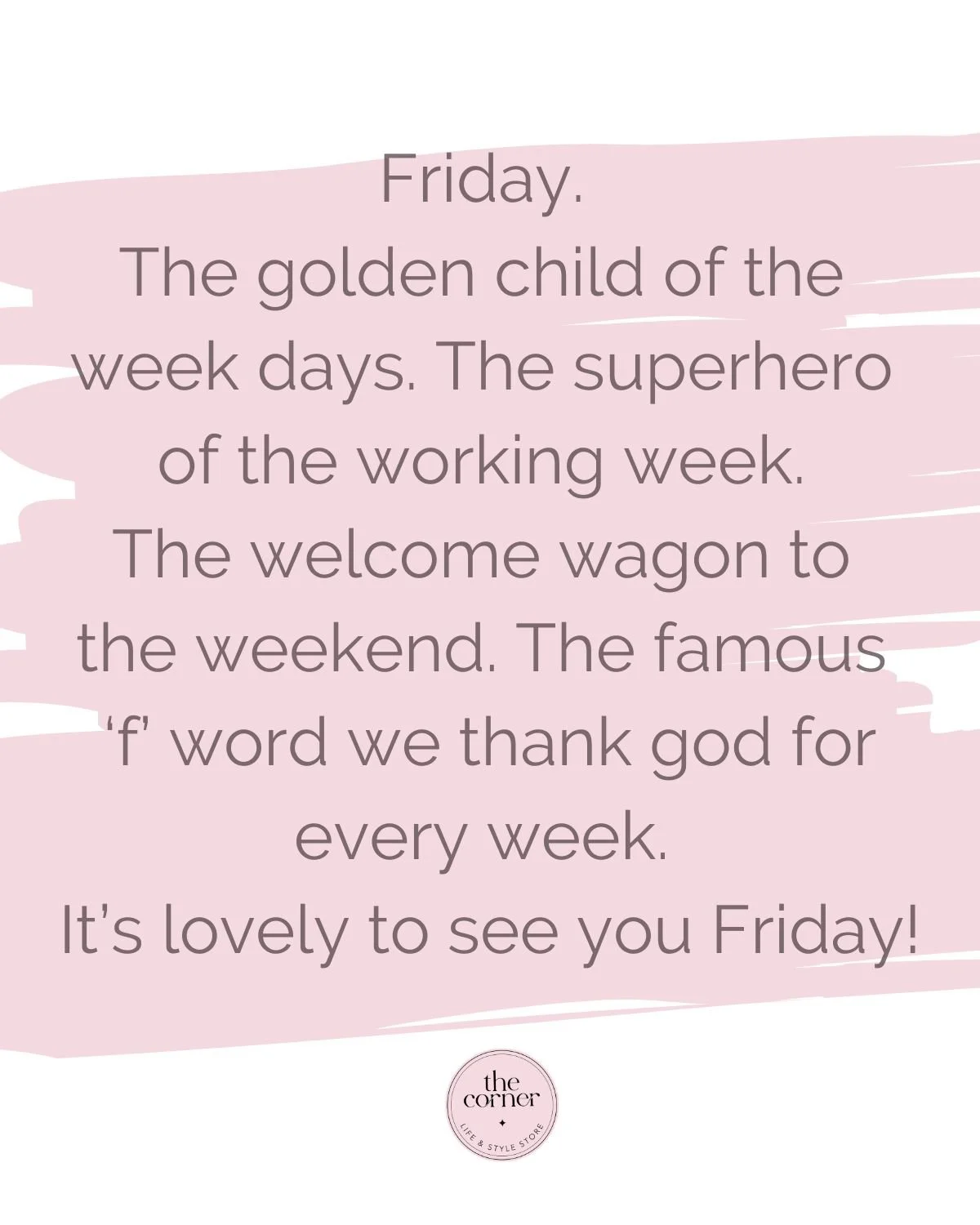 We  love Fridays and they happy to be perfect days to go shopping at The Corner!

The Corner Life &amp; Style Store is open today from 9am - 02 6736 1812

#tenterfield #thecornerlifeandstylestore #experiencetenterfield #tenterfieldshopping