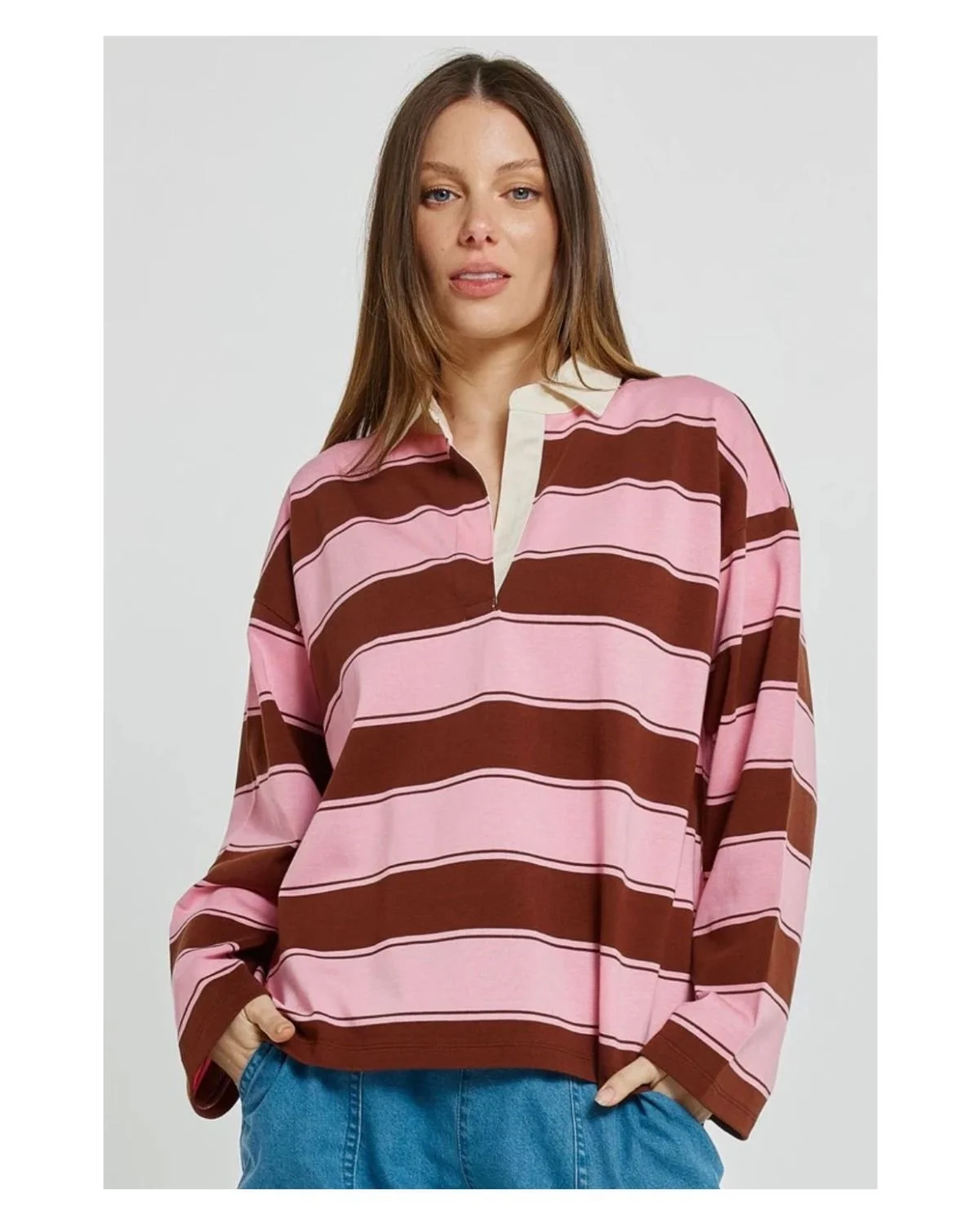 The @bettybasics Rugby shirt has arrived at The Corner and is the perfect addition to your winter wardrobe. 

The Corner Life &amp; Style Store is open today from 9am - 02 6736 1812

#tenterfield #thecornerlifeandstylestore #experiencetenterfield #te