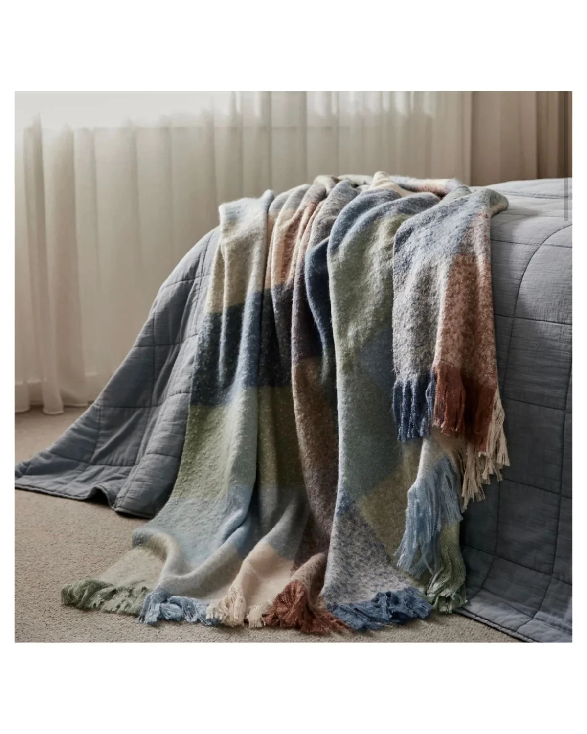 The cold weather is perfect for throws and at-home lounging!
One of the new arrivals from @madraslink 

The Corner Life &amp; Style Store - 02 6736 1812

#thecornerlifeandstylestore #tenterfieldshopping #experiencetenterfield