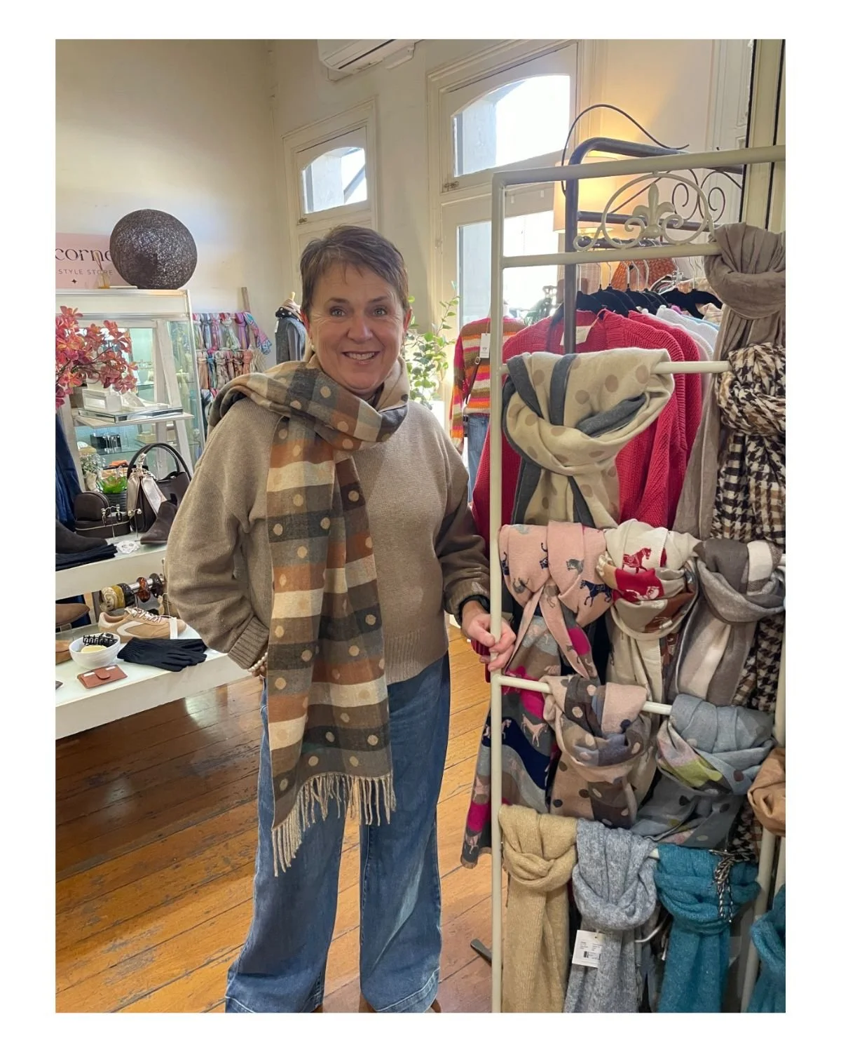If you are looking for a new scarf for winter head to The Corner and browse our gorgeous range of scarves. 

The Corner Life &amp; Style Store is open today from 9am - 02 6736 1812

#thecornerlifeandstylestore #experiencetenterfield #tenterfield #ten