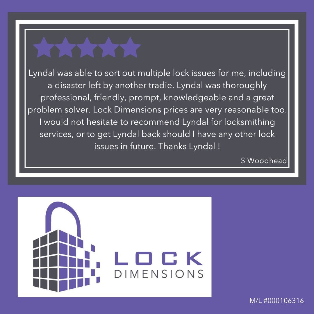 How wonderful - when you're having a great time, doing the thing you love, then on top of that, people say lovely things like this! 

#locksmith #mobilelocksmith #happycustomer