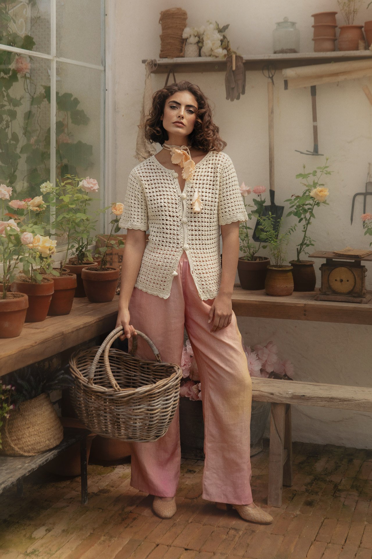 Giacca Camicia Maia in crochet