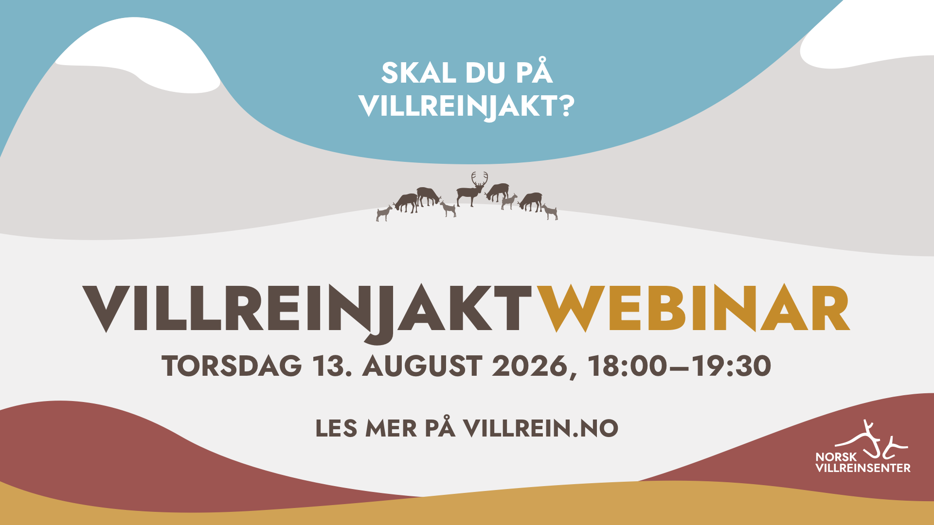 Webinar til deg som villreinjeger!