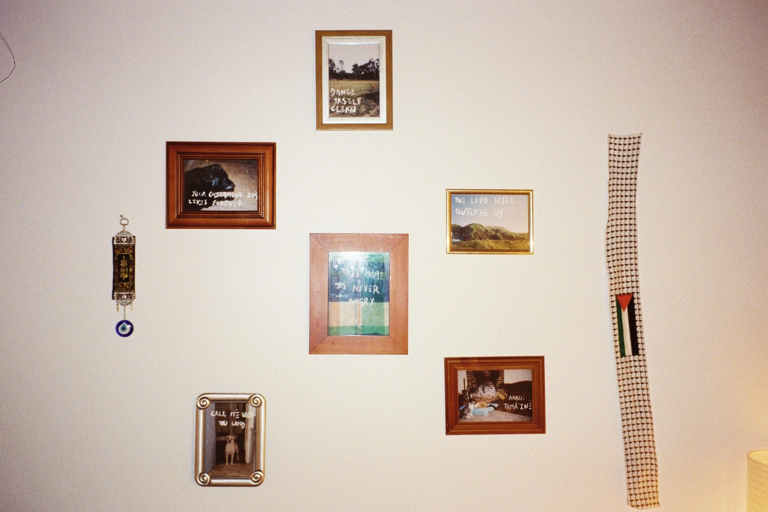 Anau (love is all around me), 2025, photo prints and ink