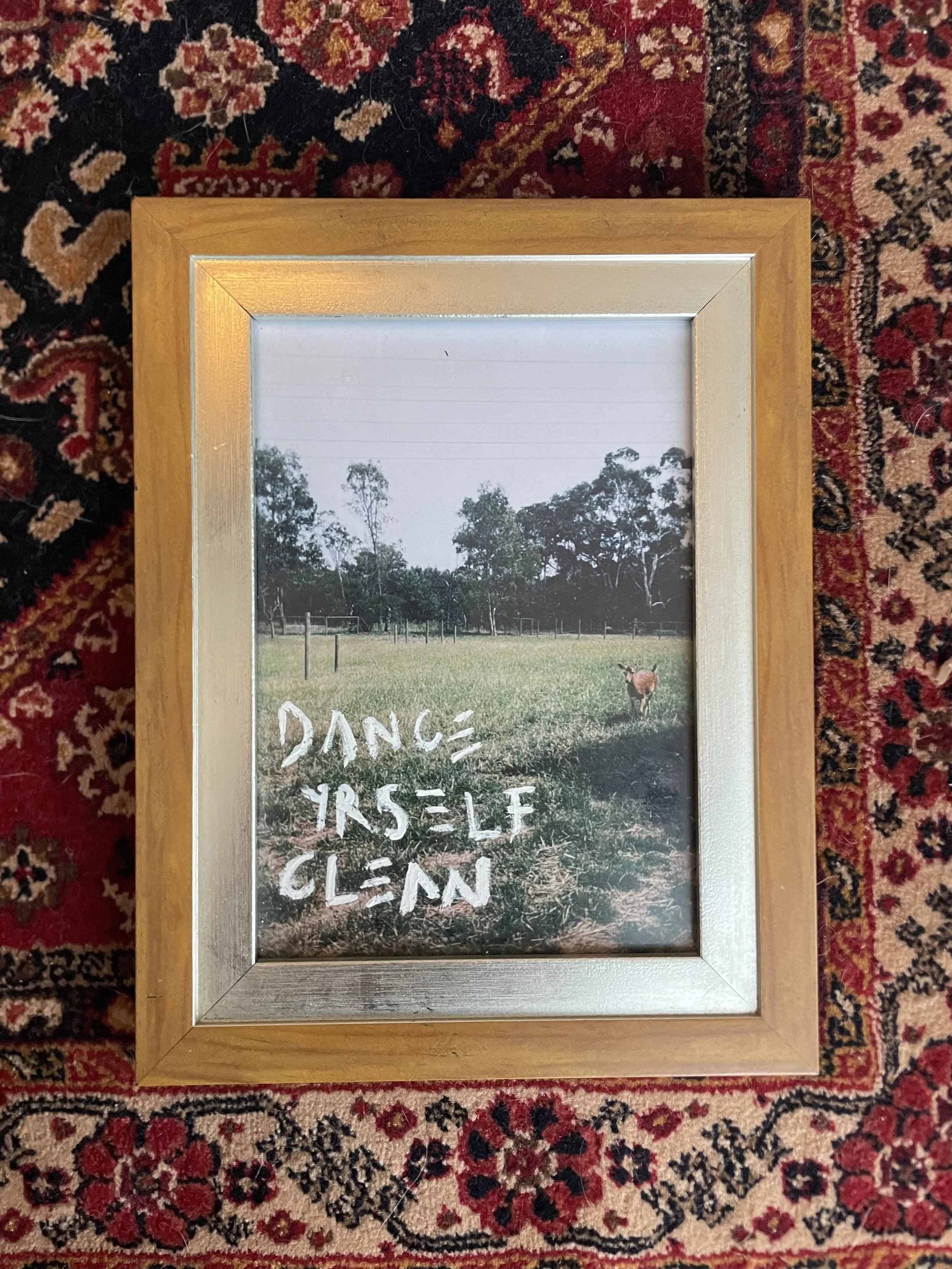 Anau (love is all around me), 2025, photo prints and ink