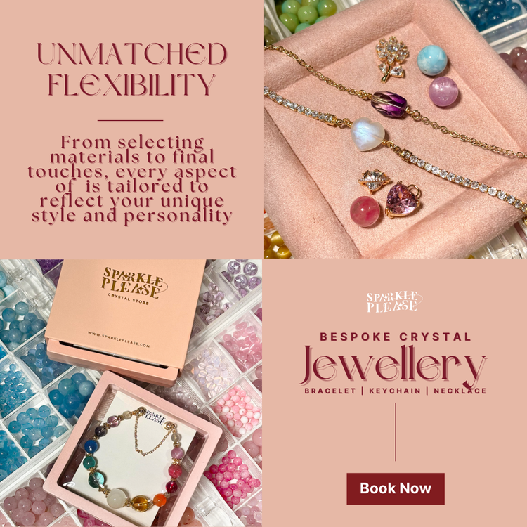 Calendrier De L’Avent Bijoux 2025 Crystal Jewellery – 24 Surprises Pierres Naturelles Pour Femmes & Ados, Coffret Élégant & Magique