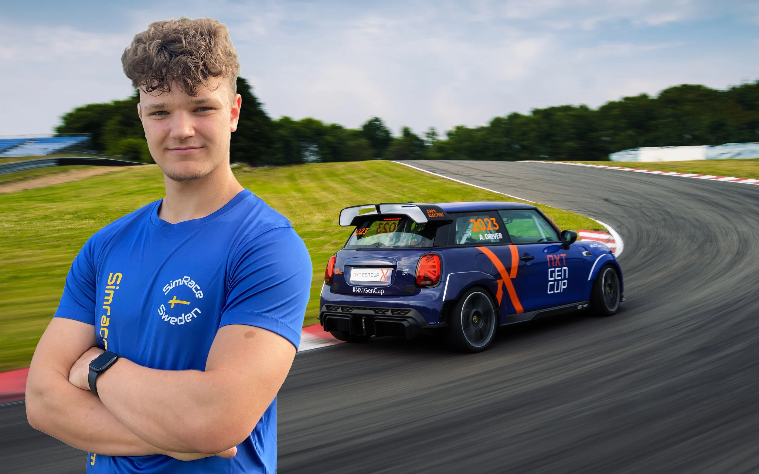 Sim racer Isak Arvidsson returns from injury to make NXT Gen Cup debut ...