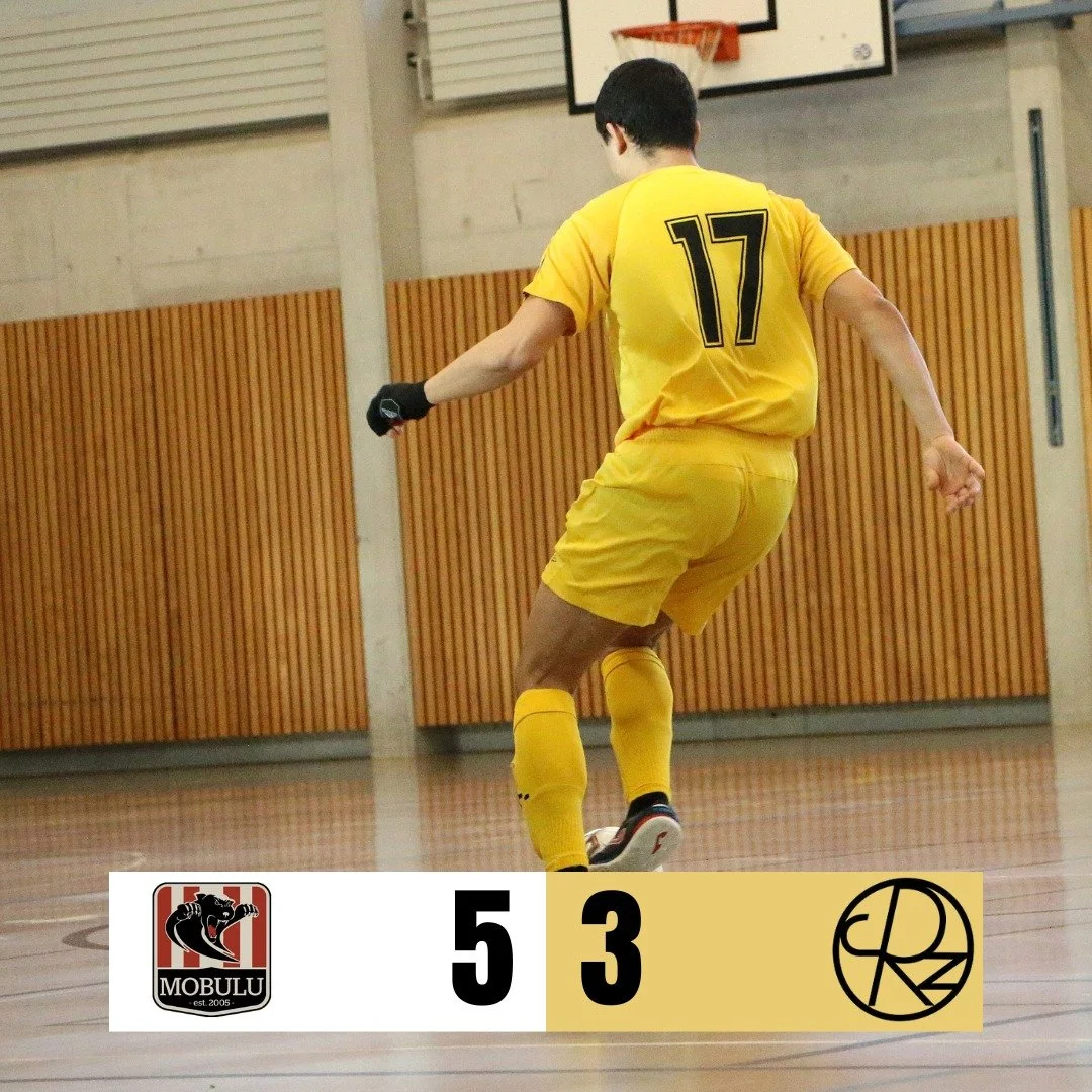 Im zweiten Freundschaftsspiel diese Saison verlieren unsere Racer gegen die zweite Mannschaft des @mobulufutsal .

Aufgrund kurzfristiger Ausf&auml;lle haben die Kr&auml;fte gegen Schluss etwas nachgelassen. Trotzdem fahren wir zufrieden wieder nach 