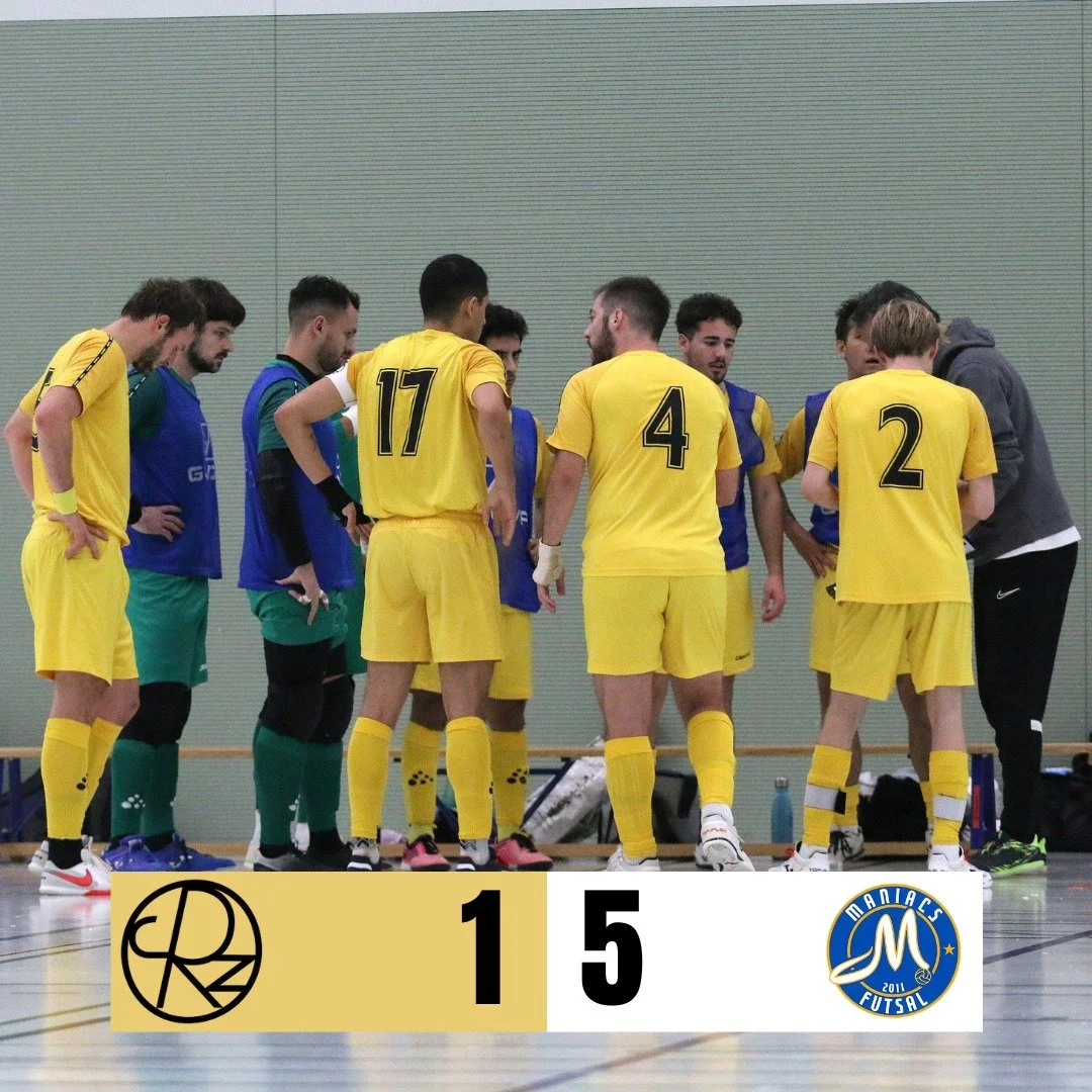 Kein Erfolg im Schweizer Futsalcup 😢

Unsere Racer scheiden in der ersten Cuprunde gegen das Premier League Team des @futsal_maniacs aus. Trotz zahlreichen Ausf&auml;llen haben unsere Spieler bis in die zweite H&auml;lfte gut mitgehalten und das 1:2