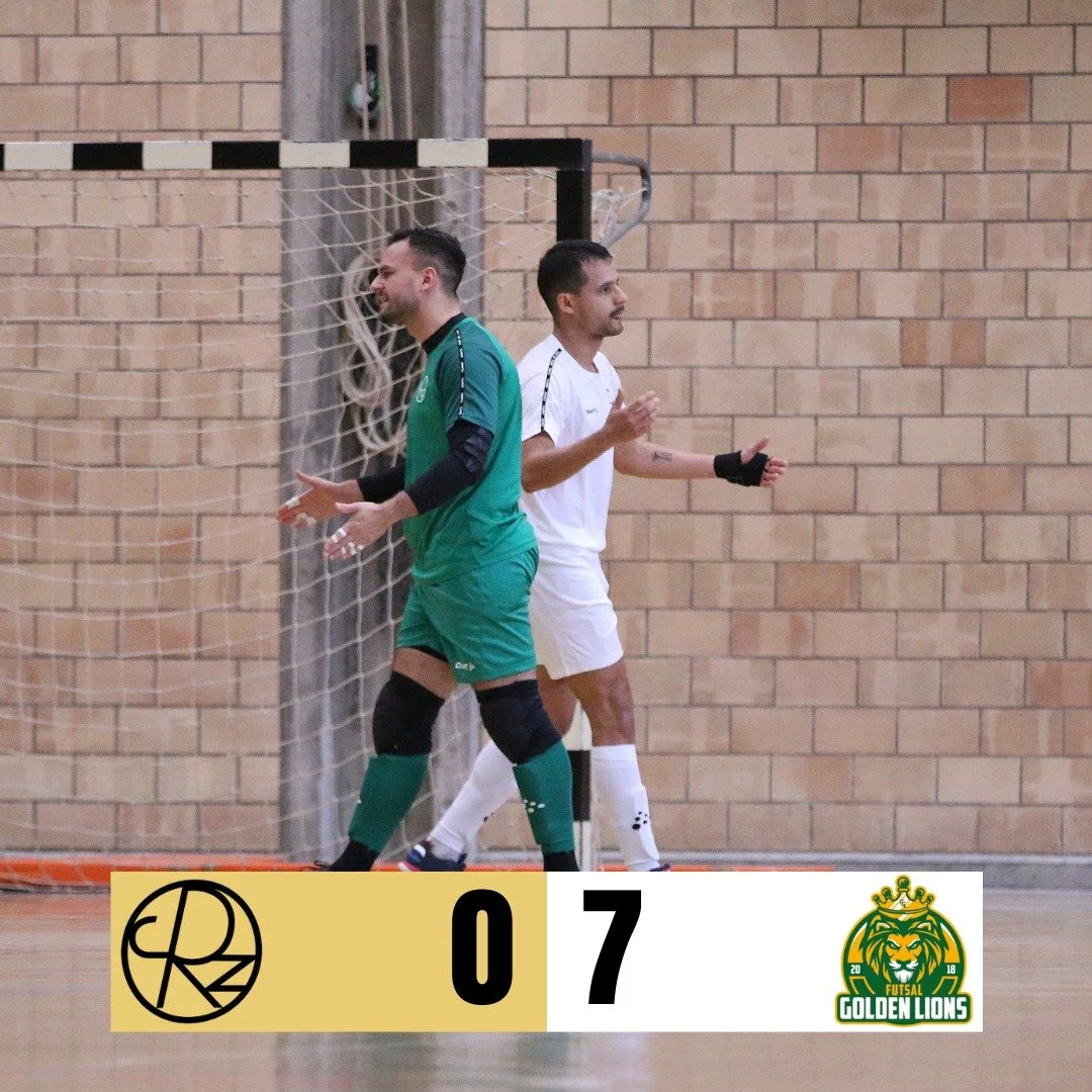 Misslungener Start in die neue Saison 😢

Am ersten Spieltag der #SwissFutsalSecondLeague verloren die Racer klar und deutlich gegen die Auswahl des @futsalgoldenlions . Wir gratulieren dem Gegner f&uuml;r den Sieg und bedanken uns f&uuml;r ein sehr 