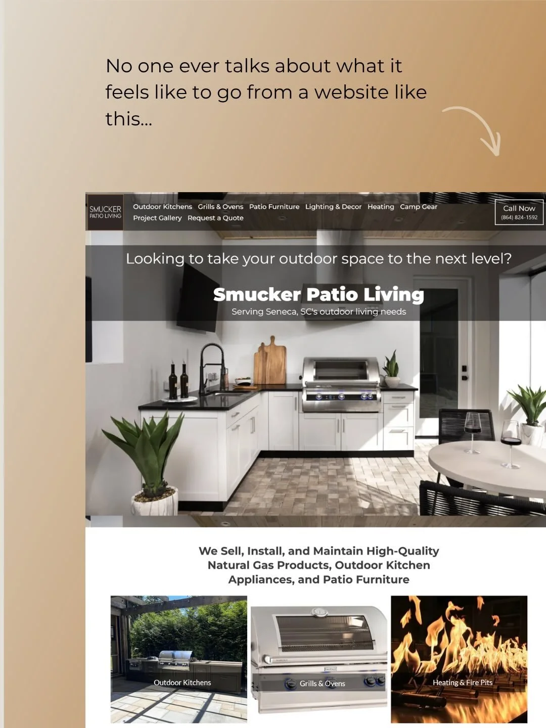 I have had so much fun bringing this website to life for @smucker.patioliving !

This company is everything a small business should be&mdash; dedicated to quality products and top level customer service, and they are the kindest people you&rsquo;ll m