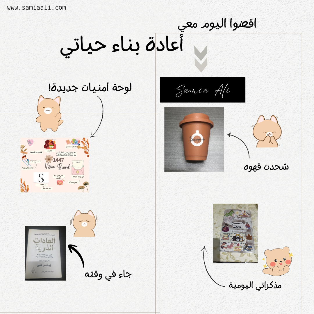 اقضوا اليوم معي/ اعادة بناء حياتي