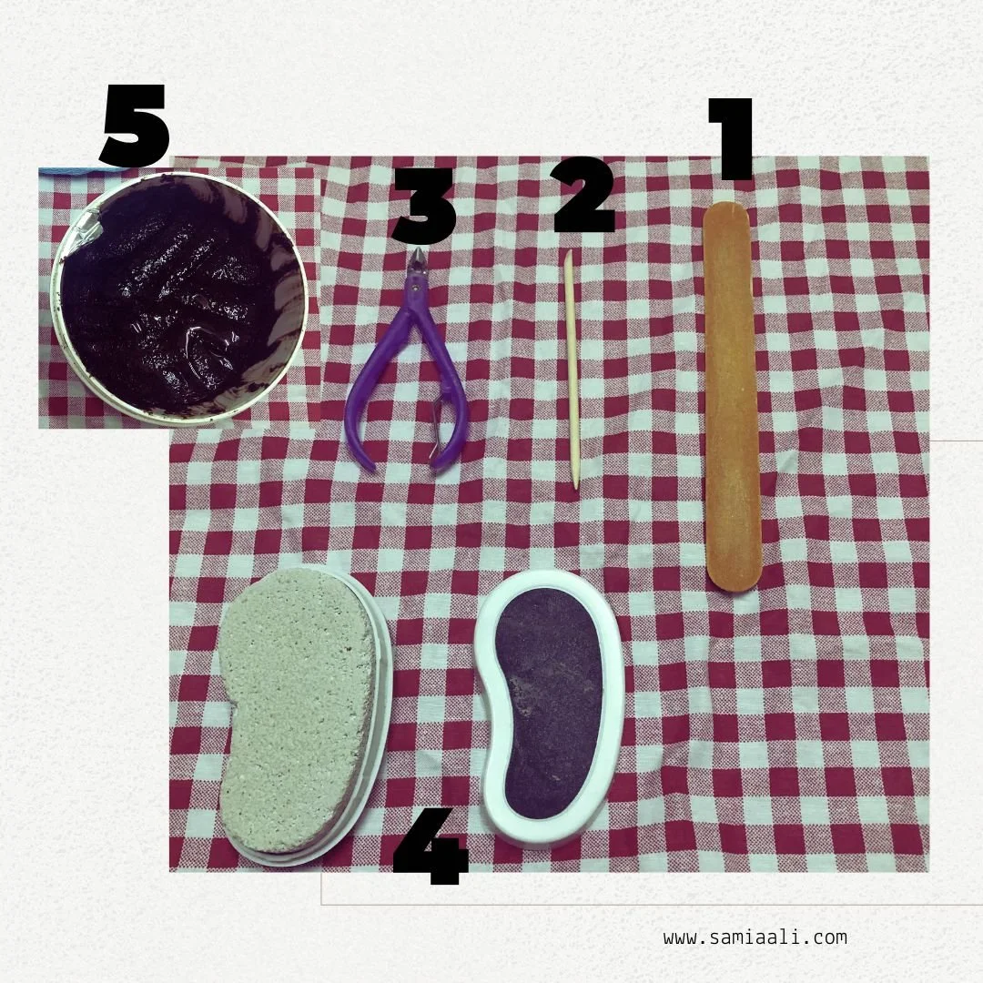 روتين عناية الاقدام