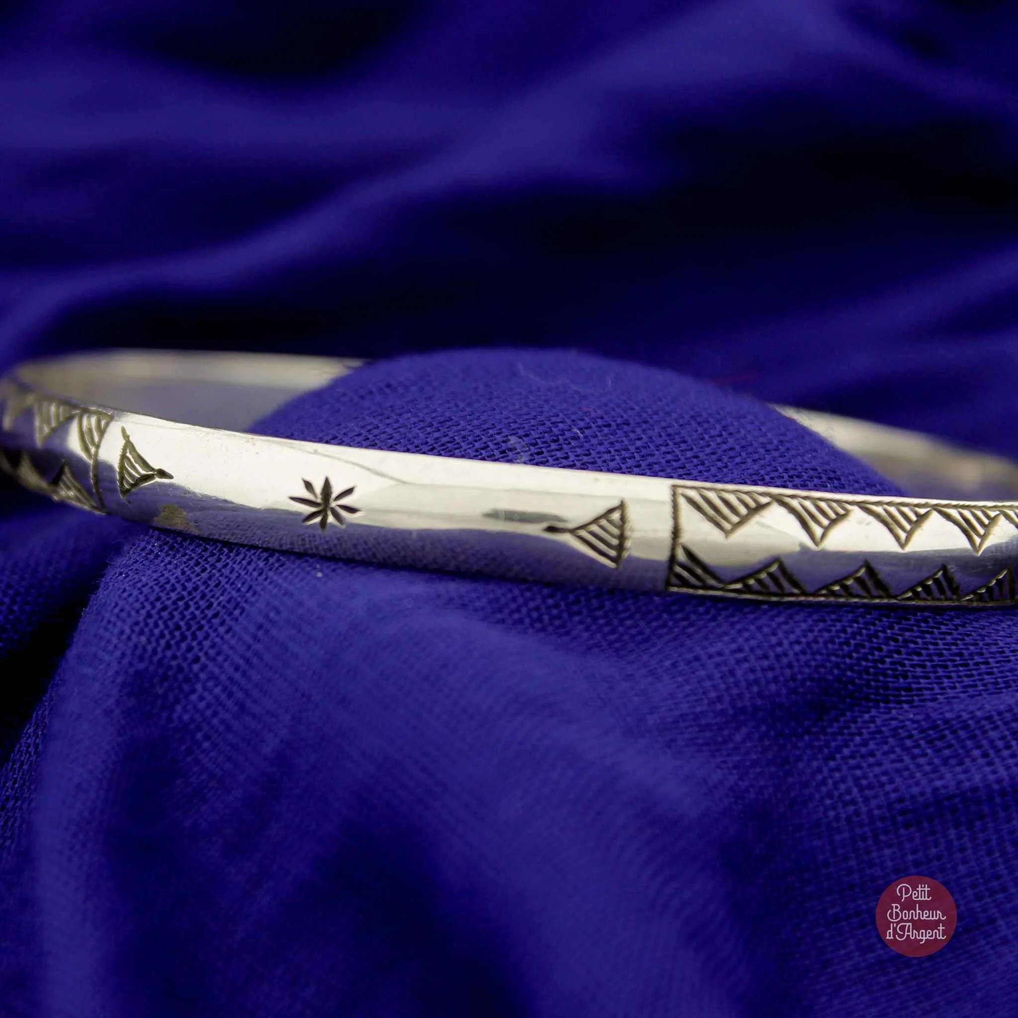 Bracelet Touareg Argent réalisé à la main