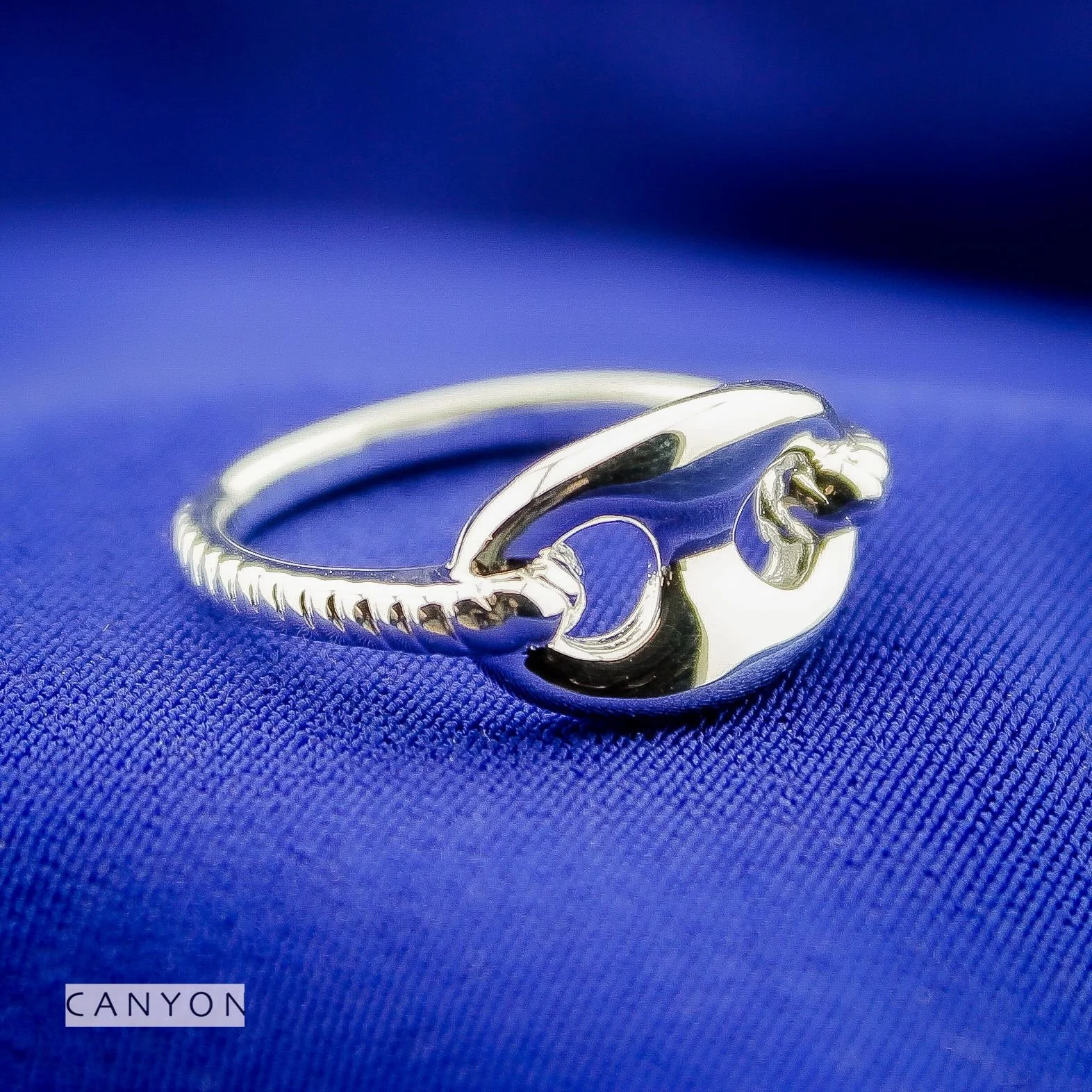 Bague Grain de Café en Argent 925