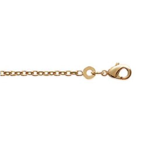 Chaîne Maille Forçat Plaqué Or Epaisseur 1,75mm