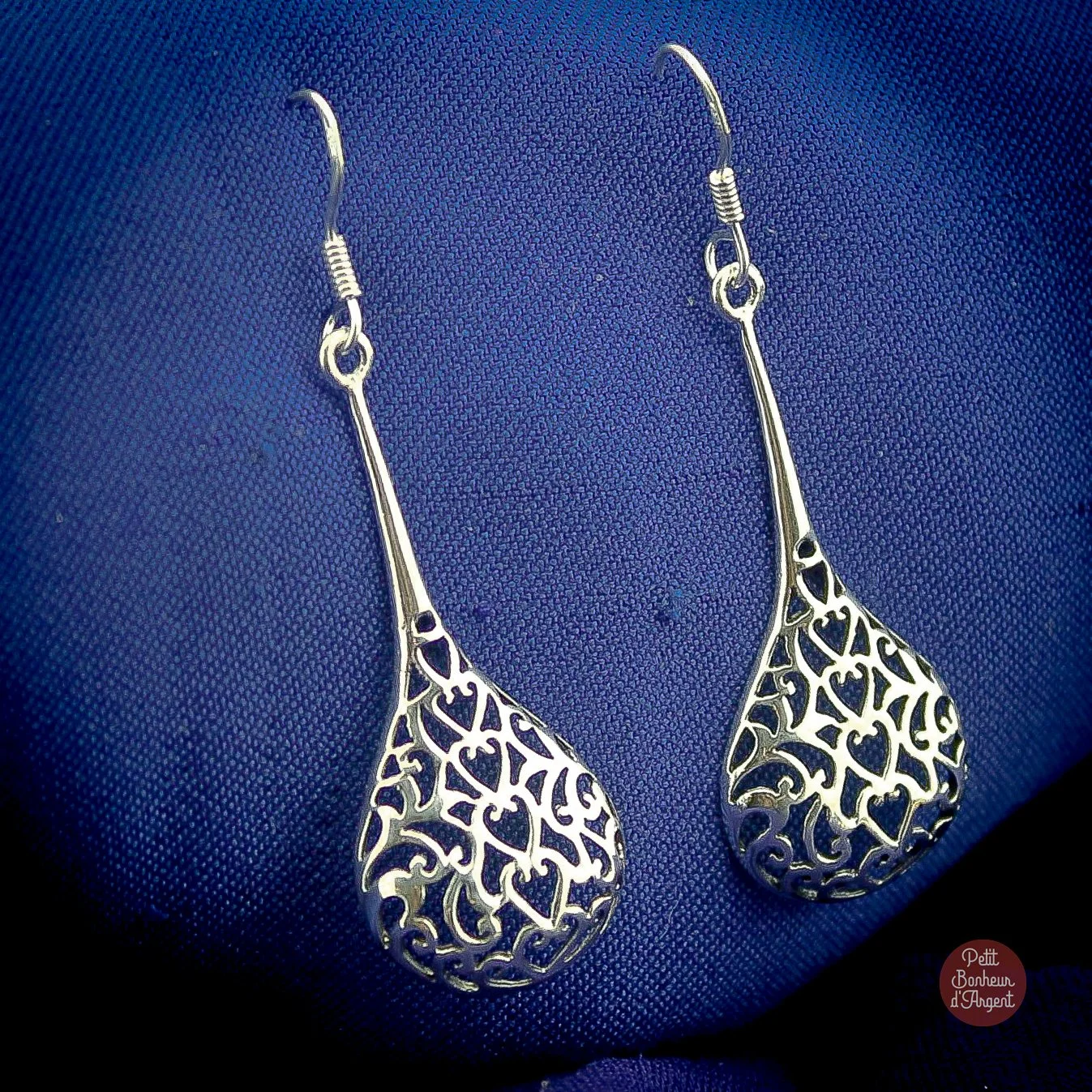 Bocles d'Oreilles Goutte Filigrane  -  24€  -  -  (Réf MIM133)

