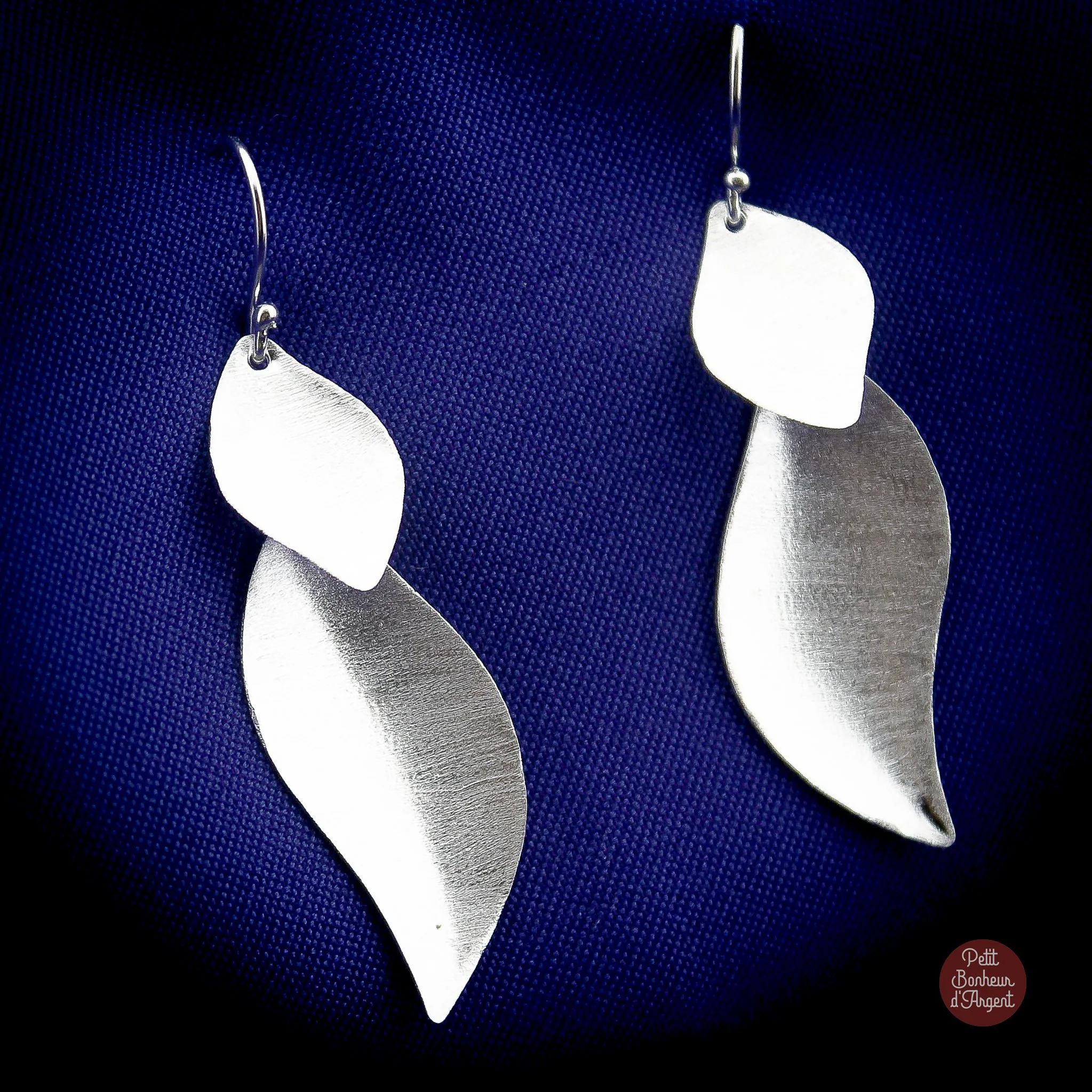 Boucles d'Oreilles Argent feuilles  -  36€  -  -  (Réf MIM097)
