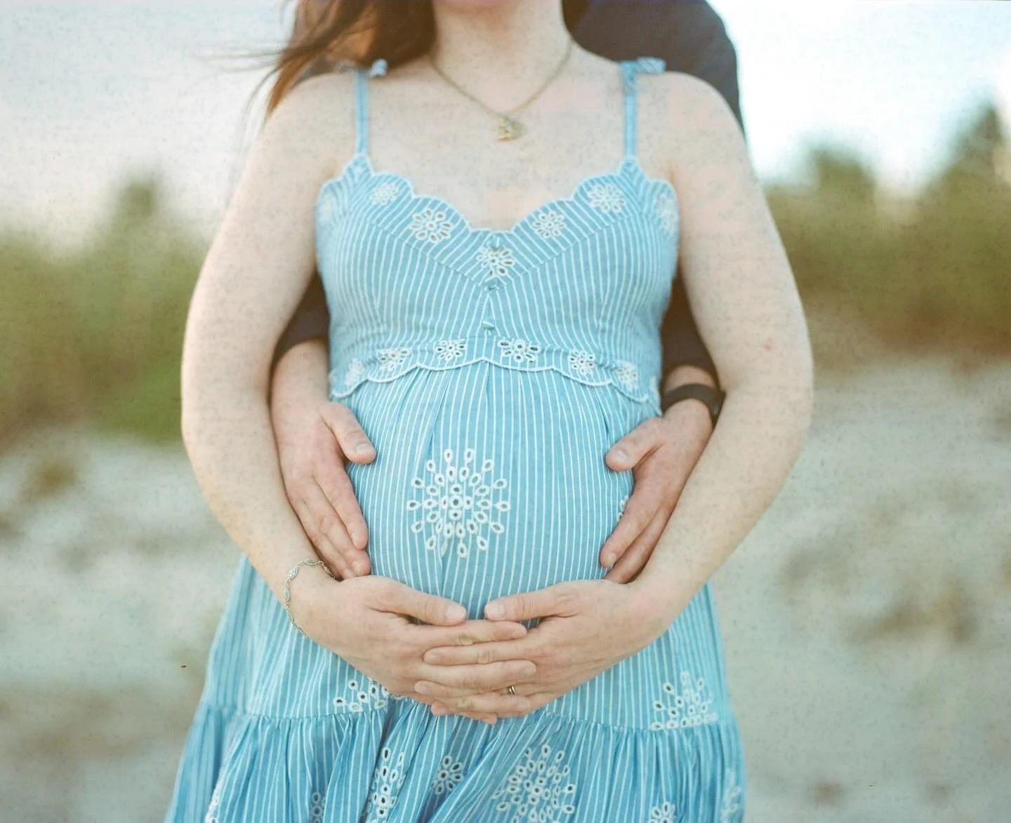 I shot a roll of (expired- hence the haziness) portra 400 film on my Pentax 67 at this session, and it had made me want to start incorporating film into my work more again. 

In this age of everyone wondering &ldquo;is that ai?&rdquo; there is someth
