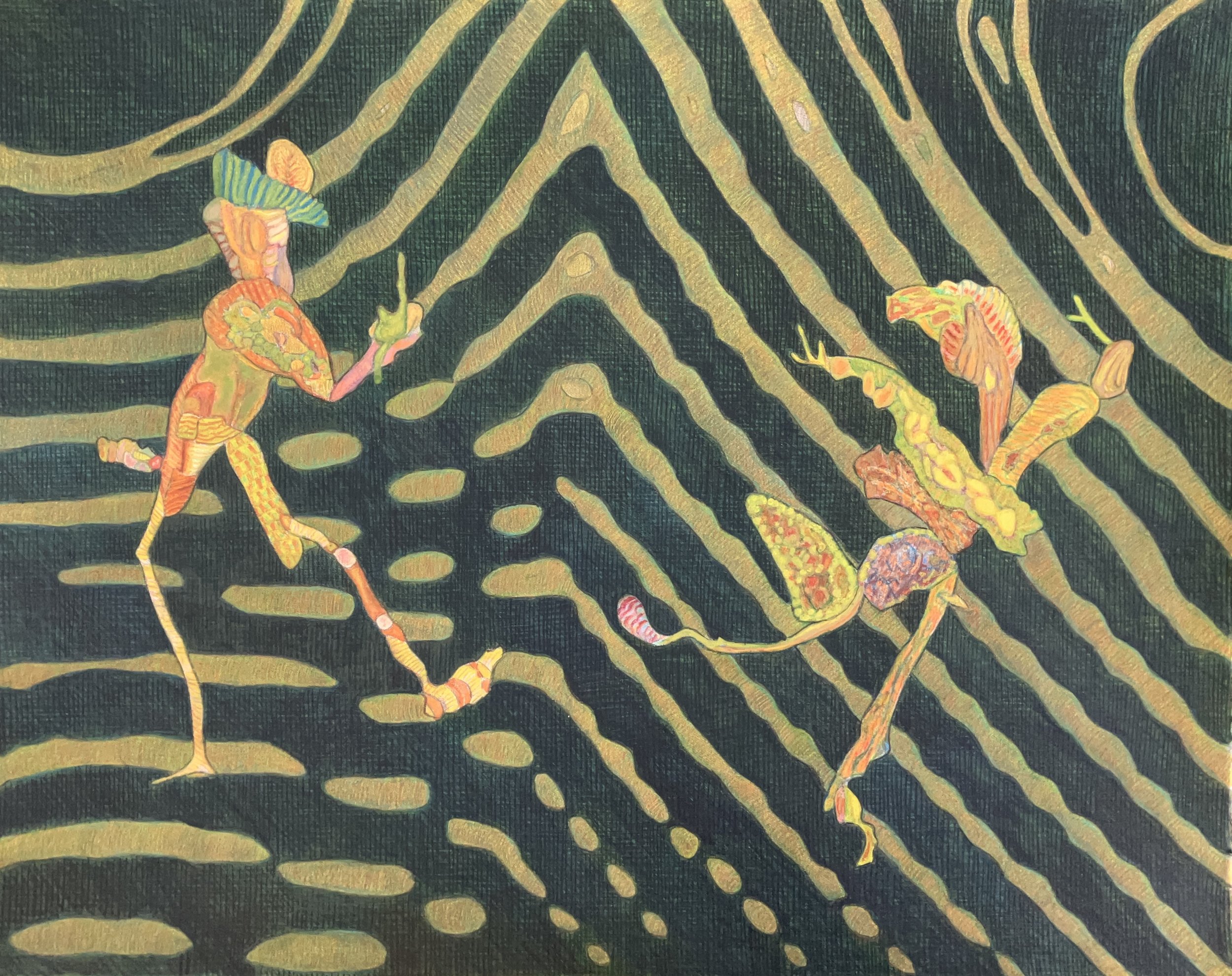 Colored Pencil Drawing 2026  “Beauty—be not caused—It is—   Chase it and it Ceases”. Emily Dickinson