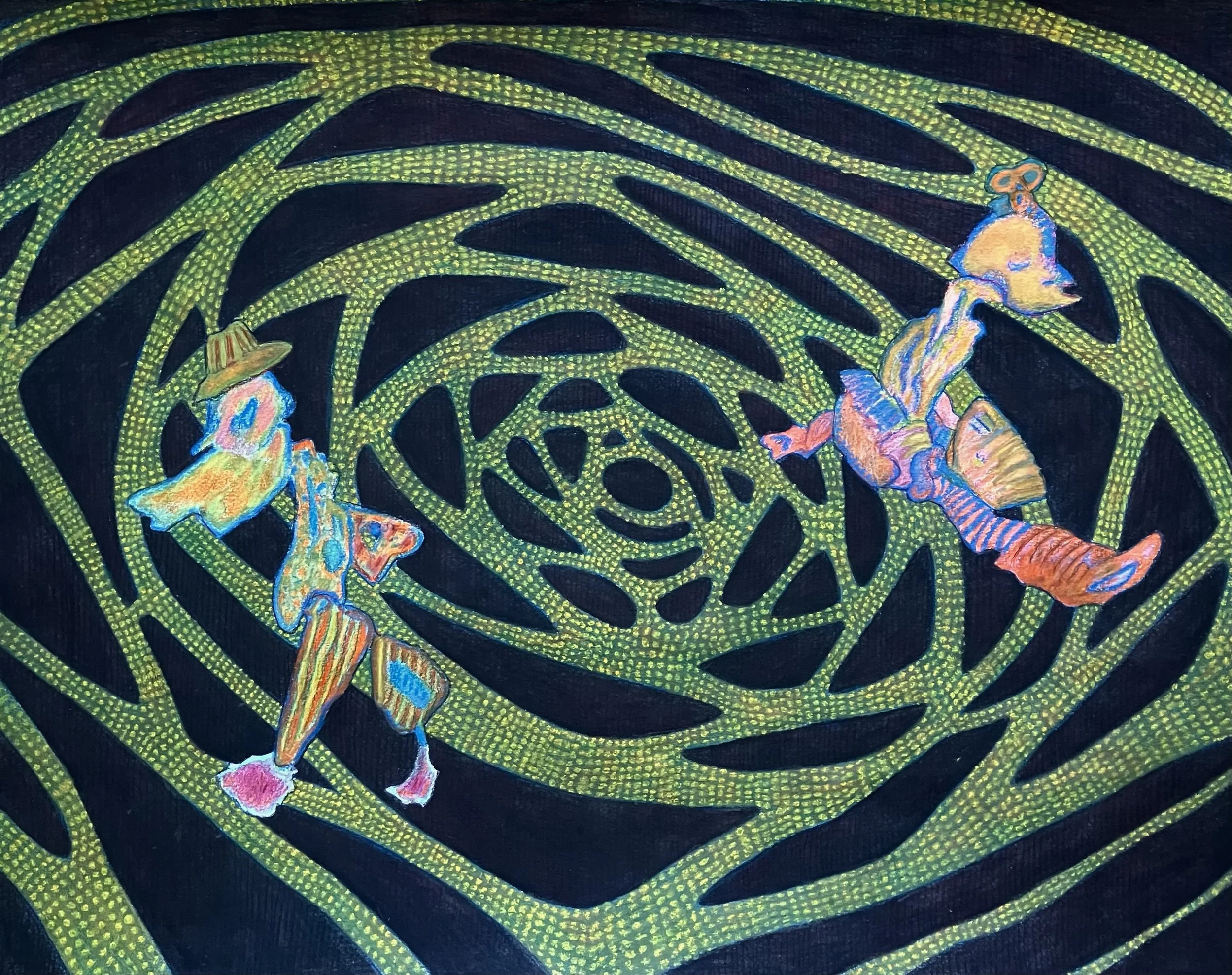 Colored Pencil Drawing 2026 “I never hear the word “Escape”
Without a quicker blood”. Emily Dickinson