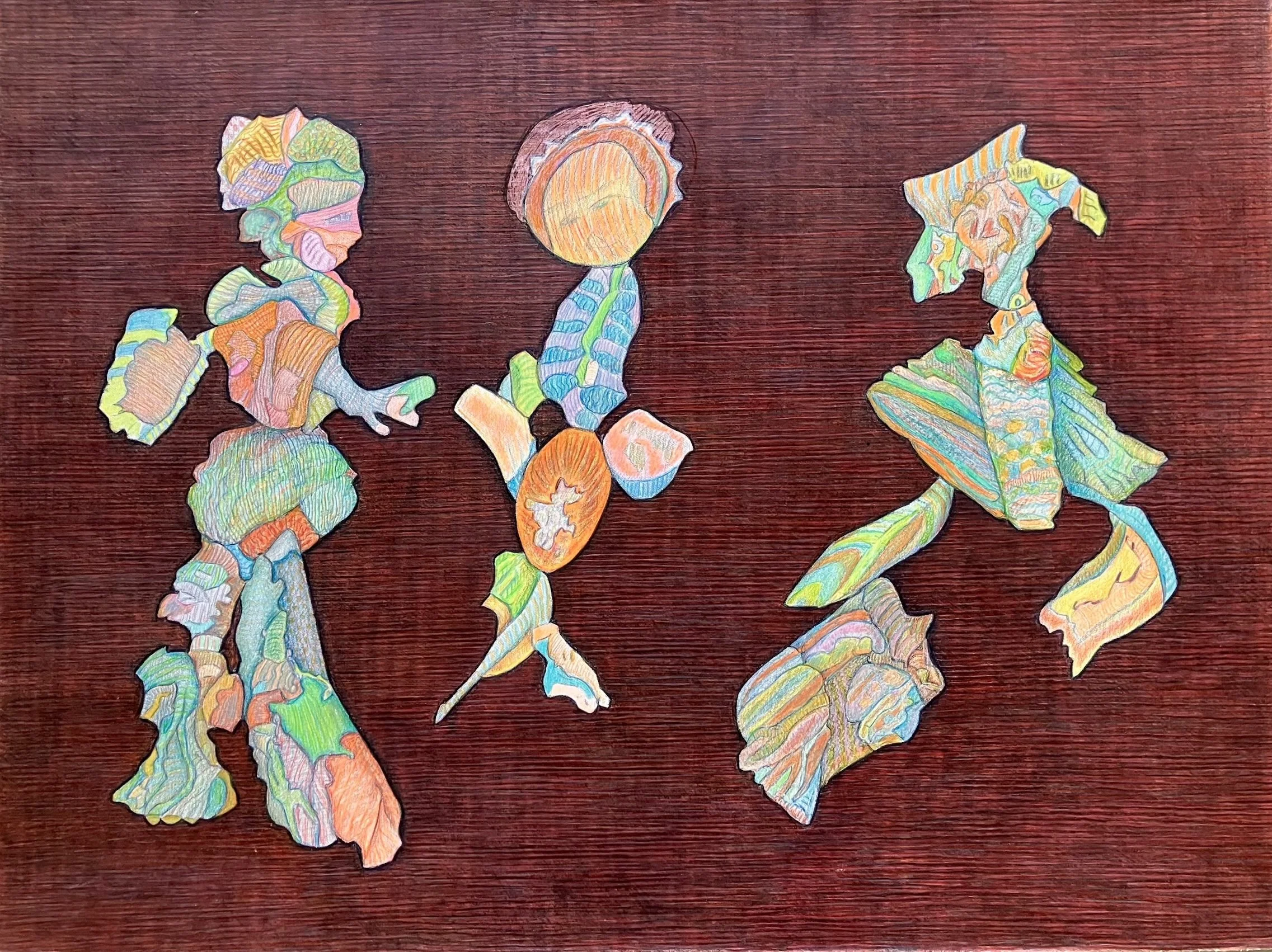 Colored Pencil Drawing 2025 “If you can keep your head when all about you   
Are losing theirs and blaming you”. Rudyard Kipling