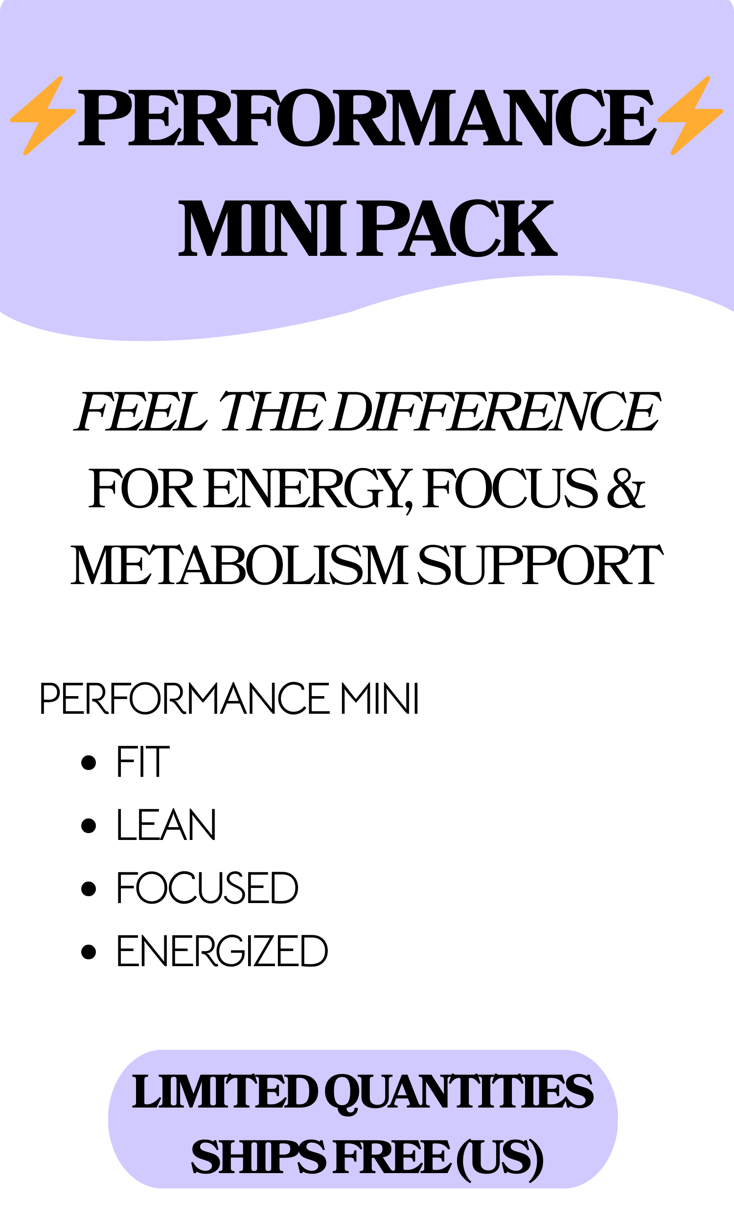 ⚡️Performance⚡️ Mini Pack thumbnail