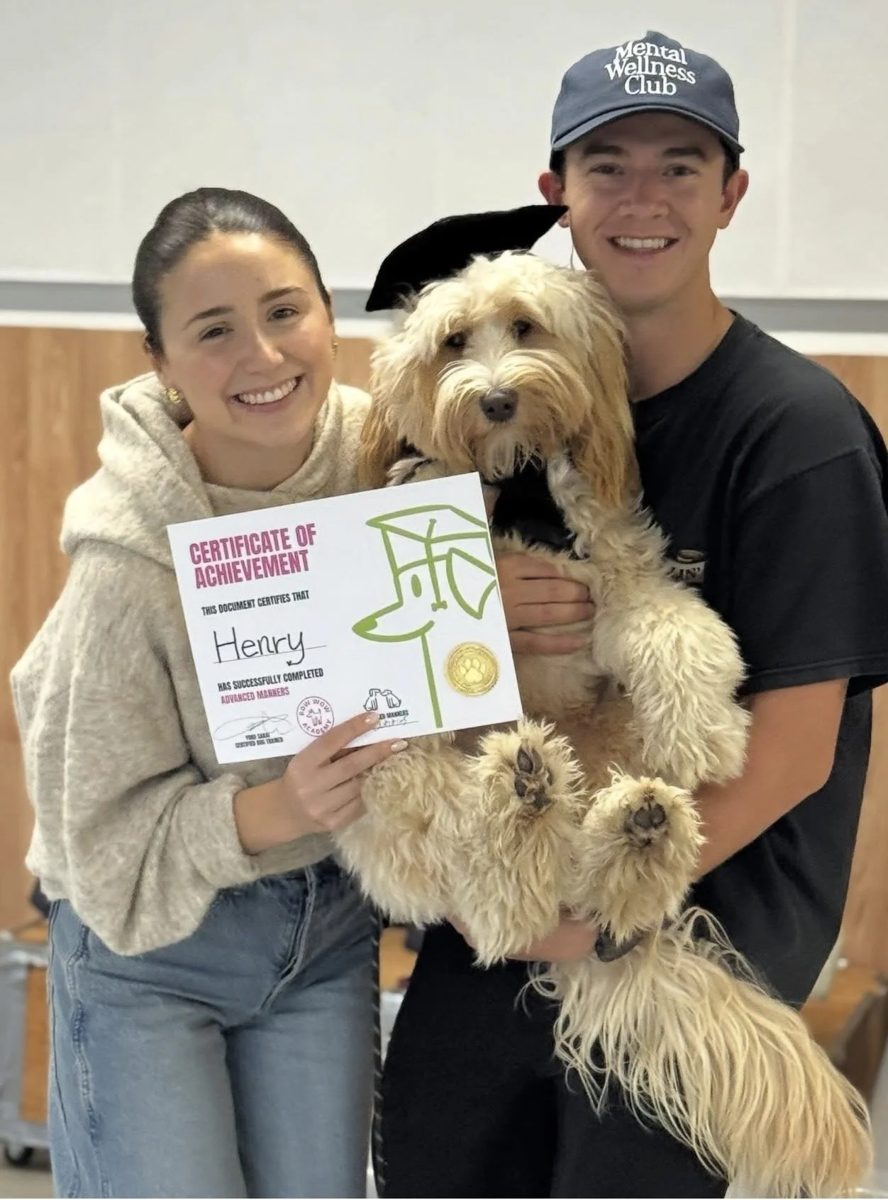 puppy manners graduate henry