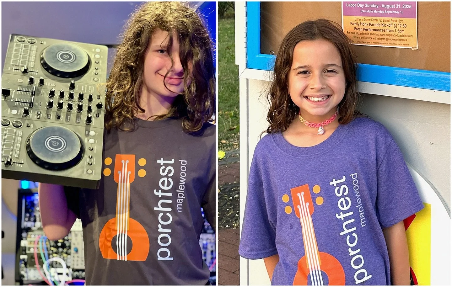 We love seeing Porchfest friends and supporters rocking their shirts around town! 

Still want a shirt? We&rsquo;re popping up one more time TODAY from 10am-1pm @generalstoreshopsandcafe (1875 Springfield Ave.) This will be your LAST CHANCE to grab y