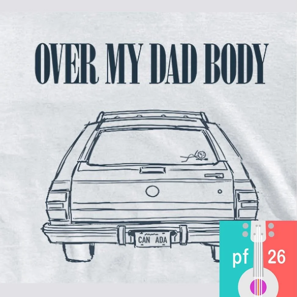 @overmydadbodyband returns to Porchfest for their 5th year!

They&rsquo;re bringing sad-dad rock energy. It&rsquo;s fun. It&rsquo;s relatable. It&rsquo;s guaranteed to be better than four hours stuck in the station wagon with the family. (Are we ther