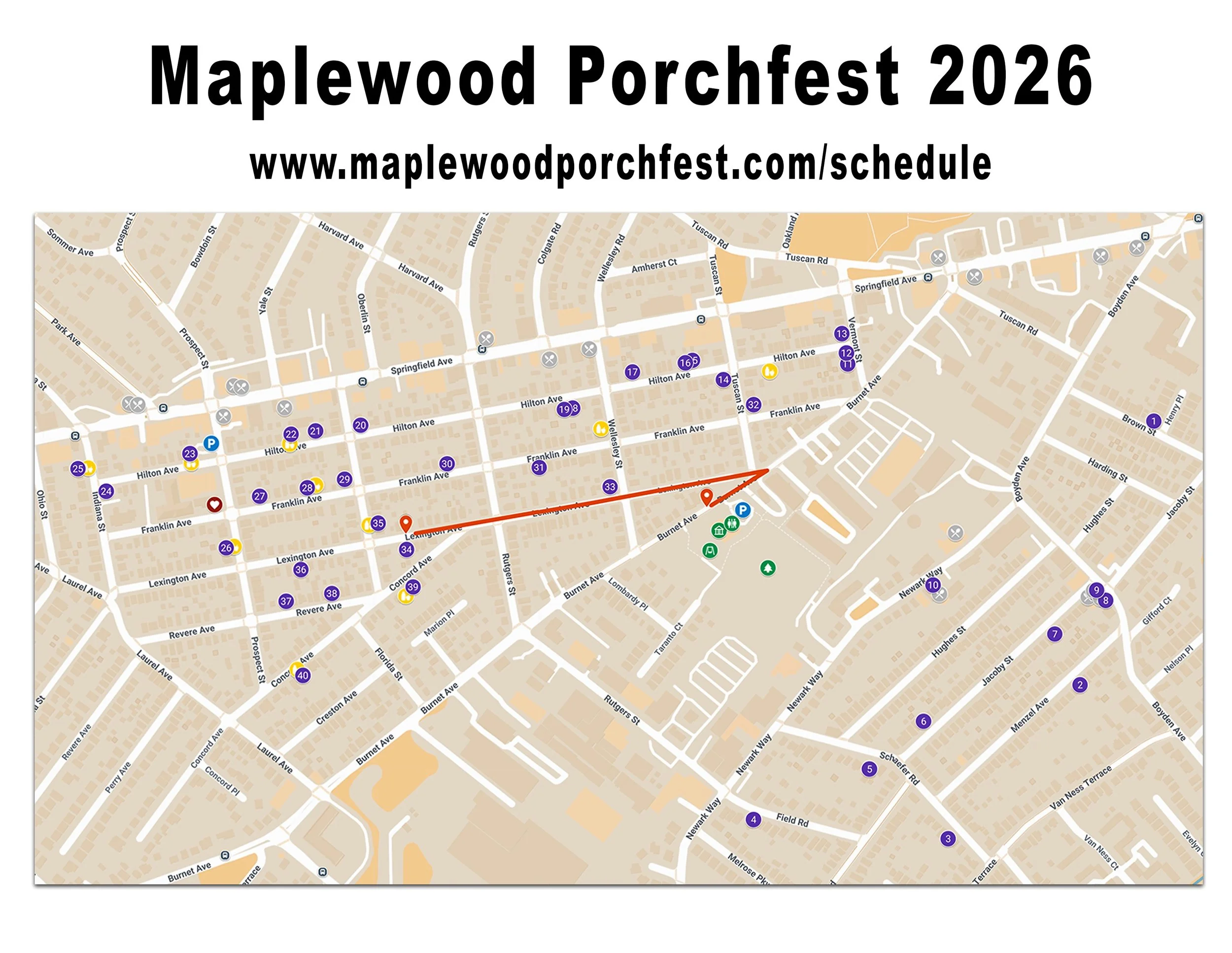 Porchfest is less than a week away! This is our 9th year, and it&rsquo;s going to be our biggest and best yet, with 78 bands at 40 porches all across the Hilton neighborhood!

Our Interactive Map and Schedule is now live at www.maplewoodporchfest.com