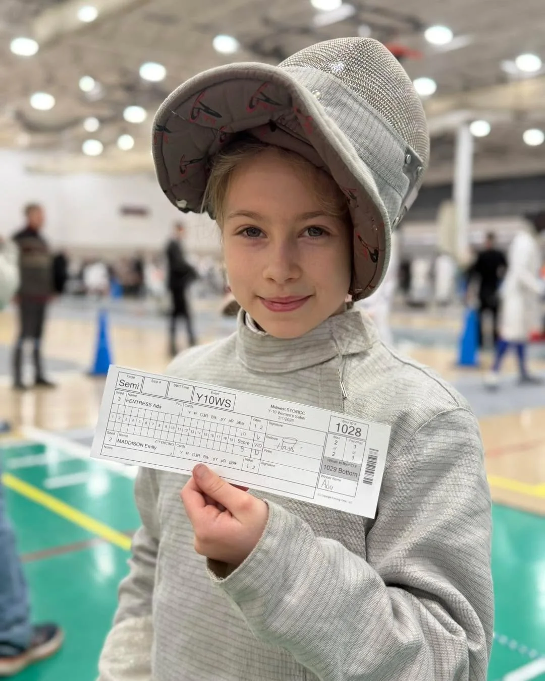 We&rsquo;re at the Midwest SYC this weekend! I&rsquo;m taking a moment to highlight something incredible with our fencer Ada.

In the semifinal for Y10 Women&rsquo;s Saber, Ada was down 5-1 at the break. Then it was 9-4 against her.

Ada scored 6 poi