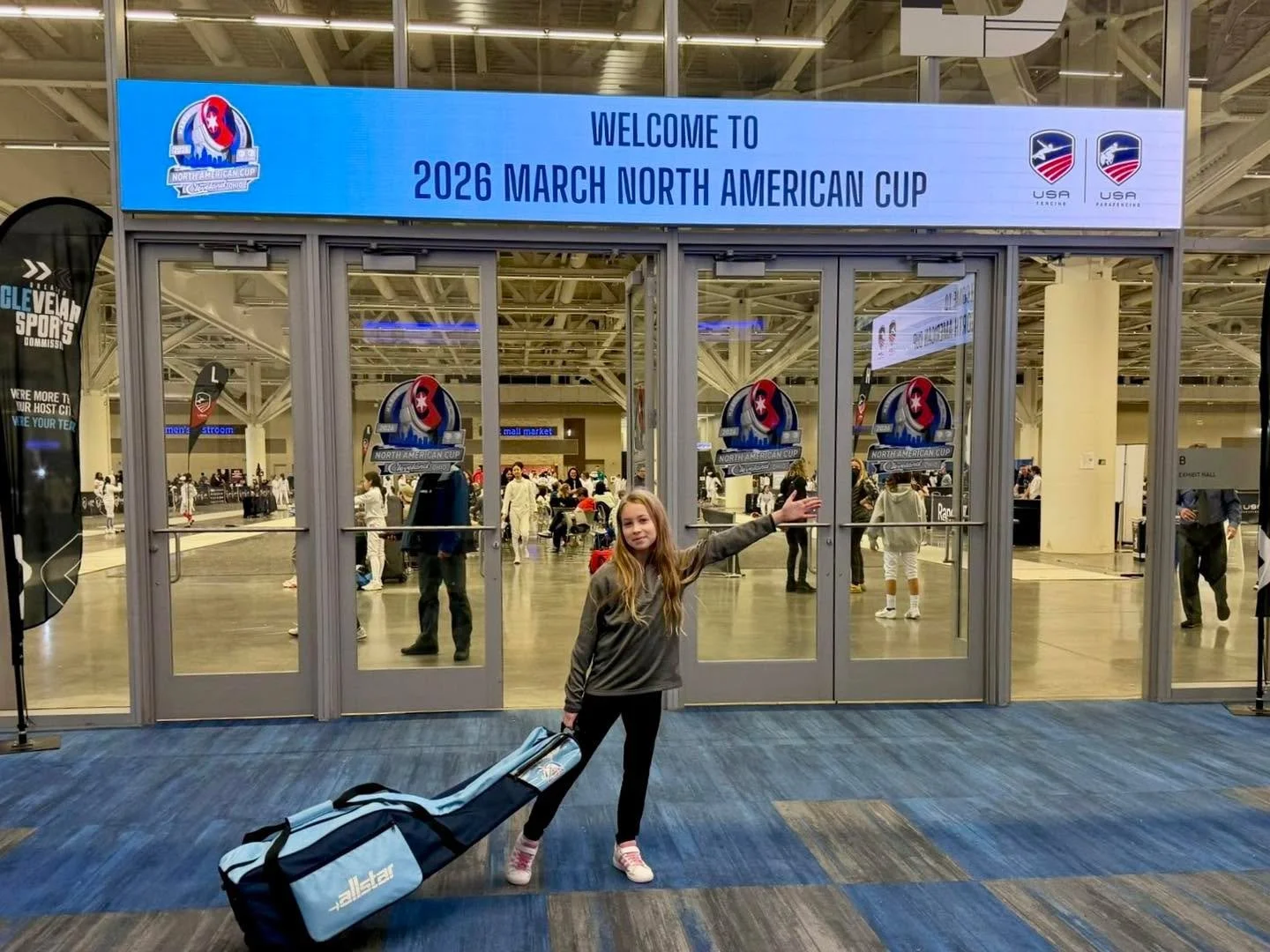 She&rsquo;s ready to take on the world!

Ada competed at her first national event in Y10 Women&rsquo;s Saber this morning. It was a huge milestone for her to compete nationally and also be able to fence a full pool of 7 in an event of 68 fencers. Mos